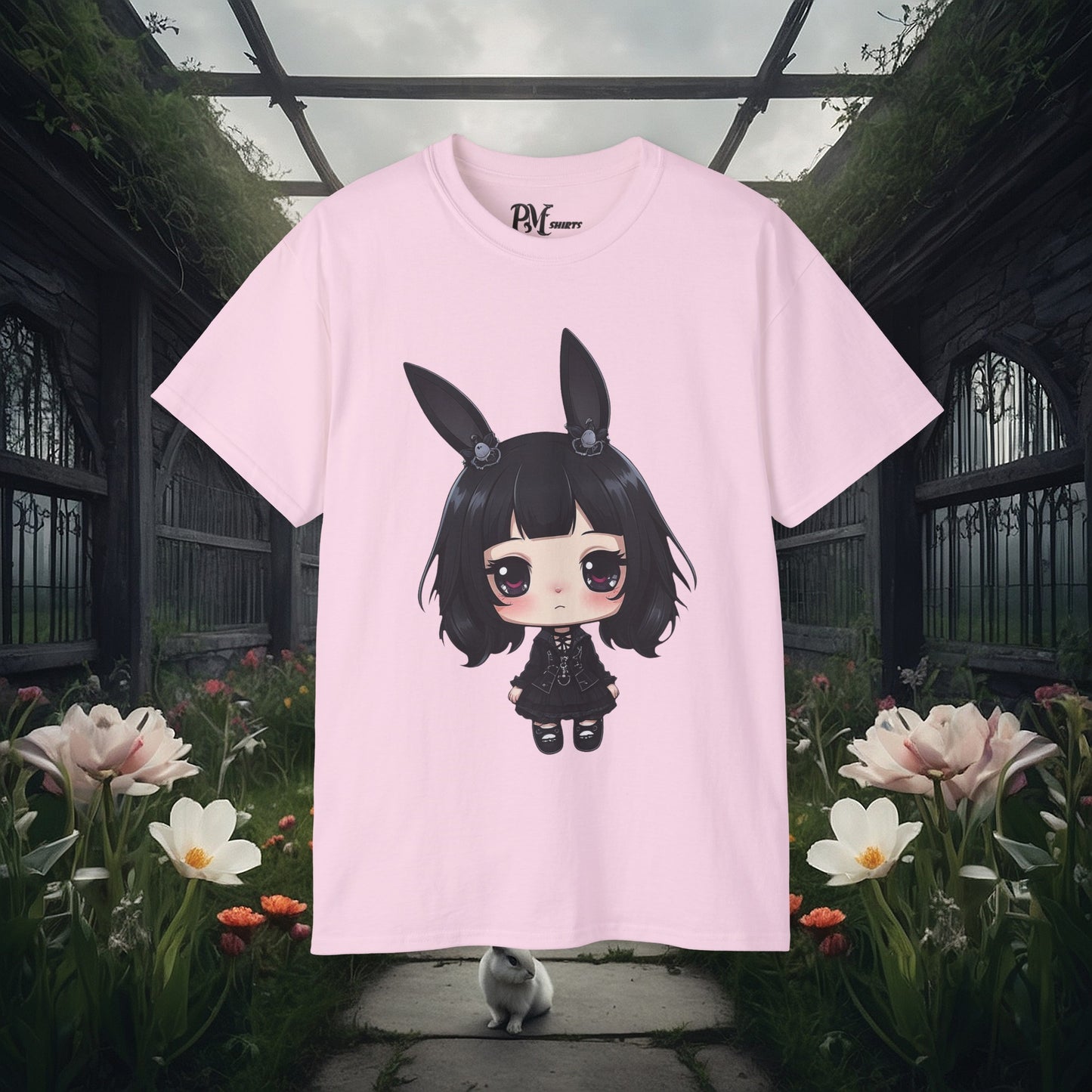 Anime Bunny Ears Tee (Gildan 2000)
