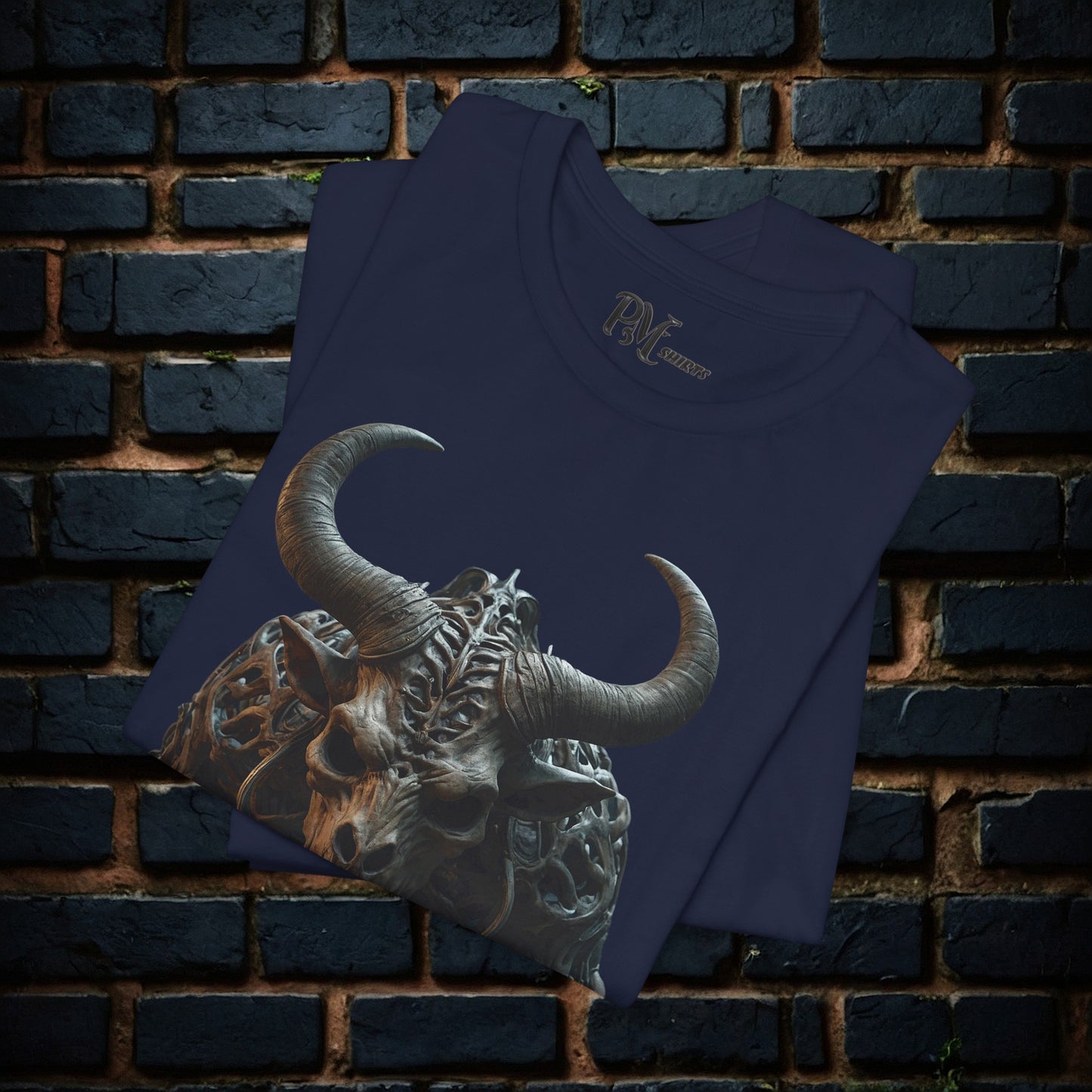 Bone Minotaur Stance Tee (Bella Canvas 3001)