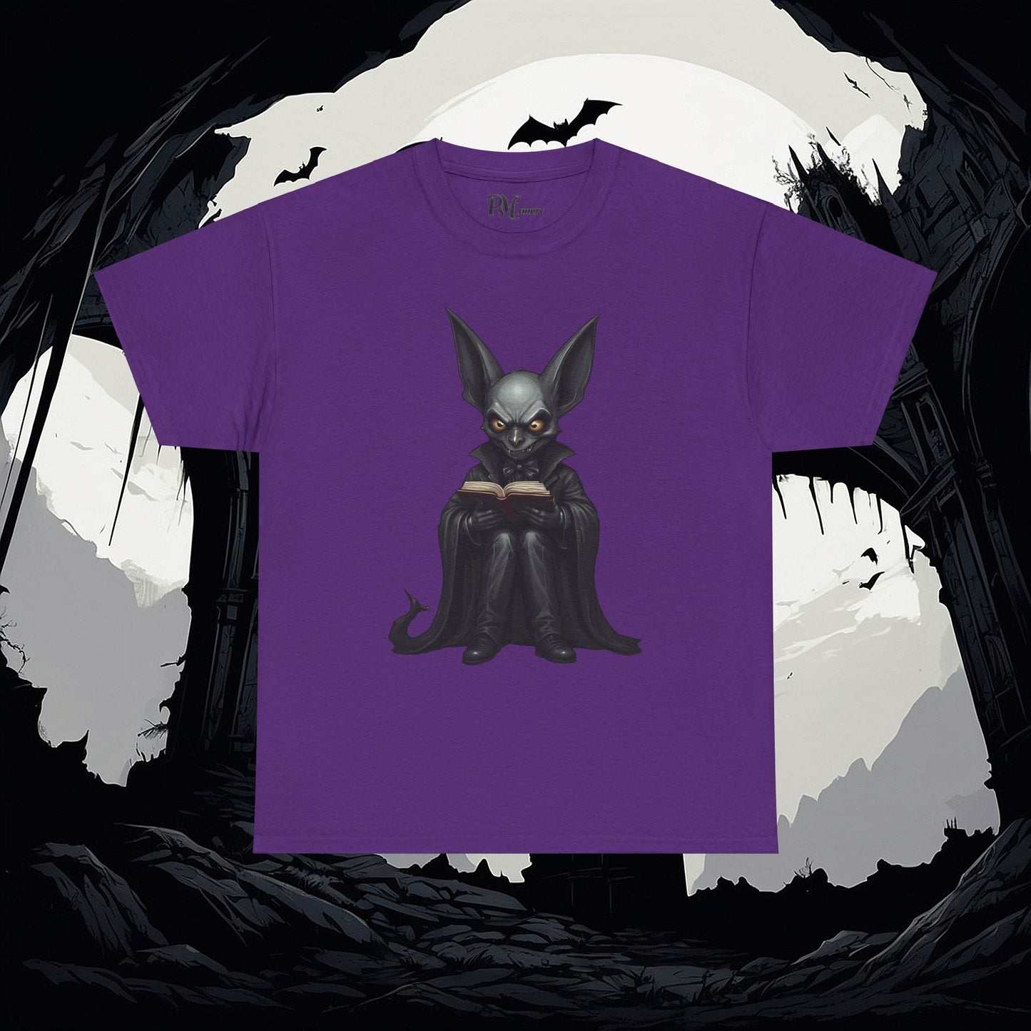 Vampire Bat Reading Tee