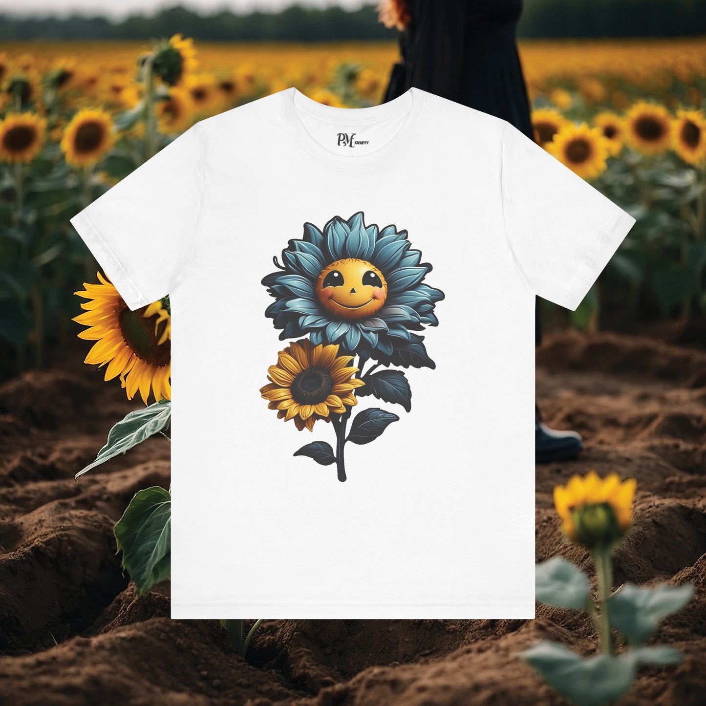 Happy Sunflower Tee (Bella Canvas 3001)