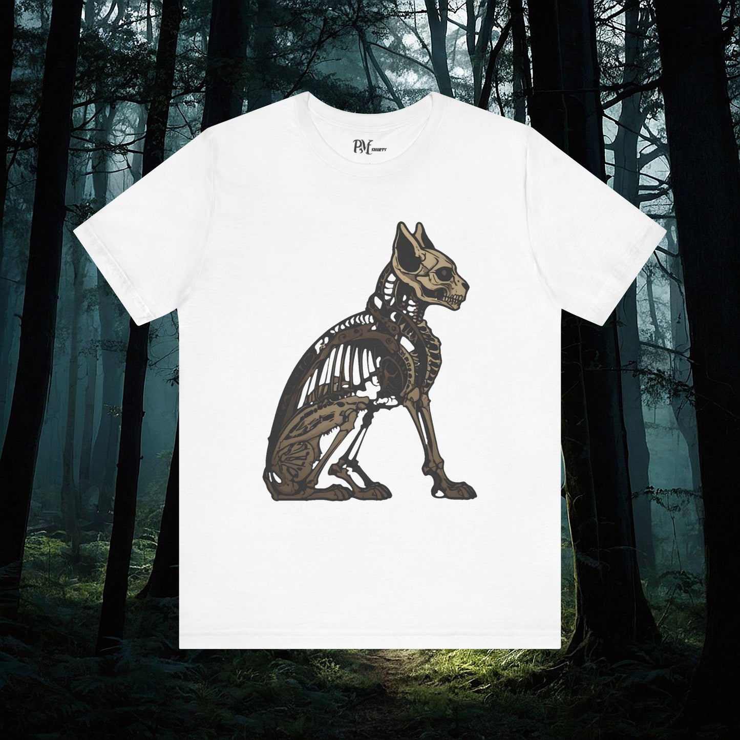 Bone Cat Tee (Bella Canvas 3001)