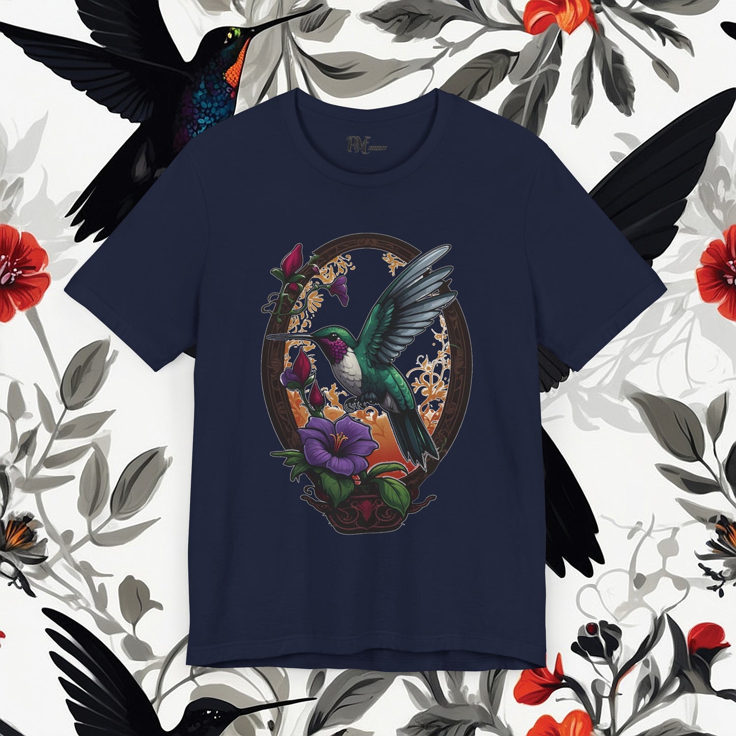 Hummingbird Feeding Tee (Bella Canvas 3001)