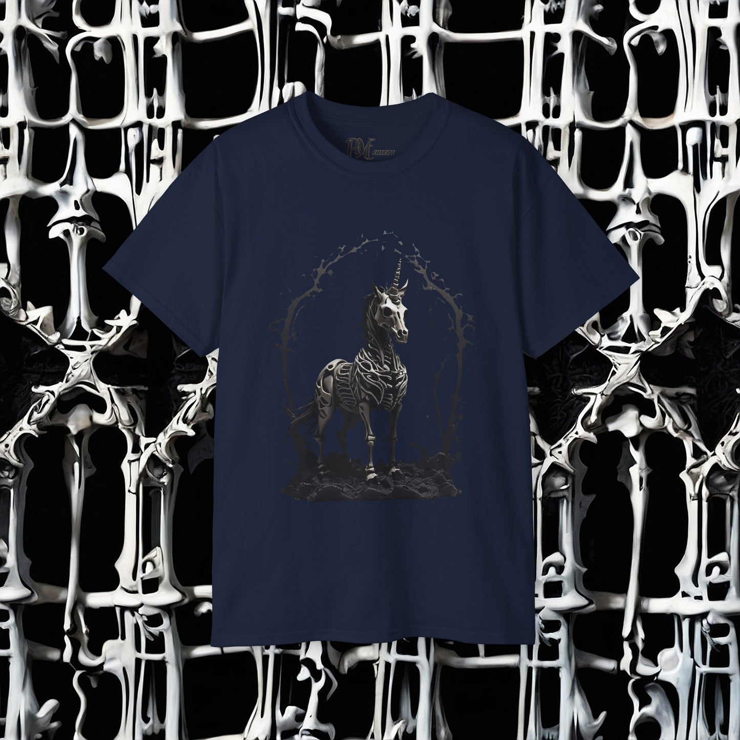 Bone Unicorn Tee (Gildan 2000)