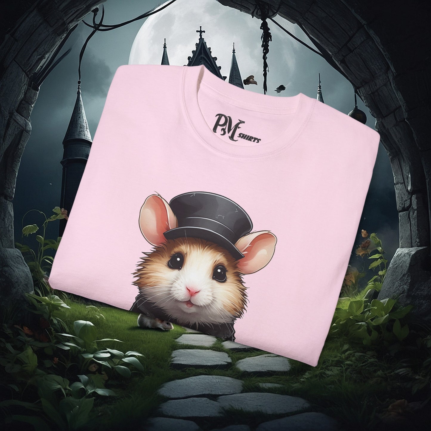 Hamster with Mug Tee (Gildan 2000)