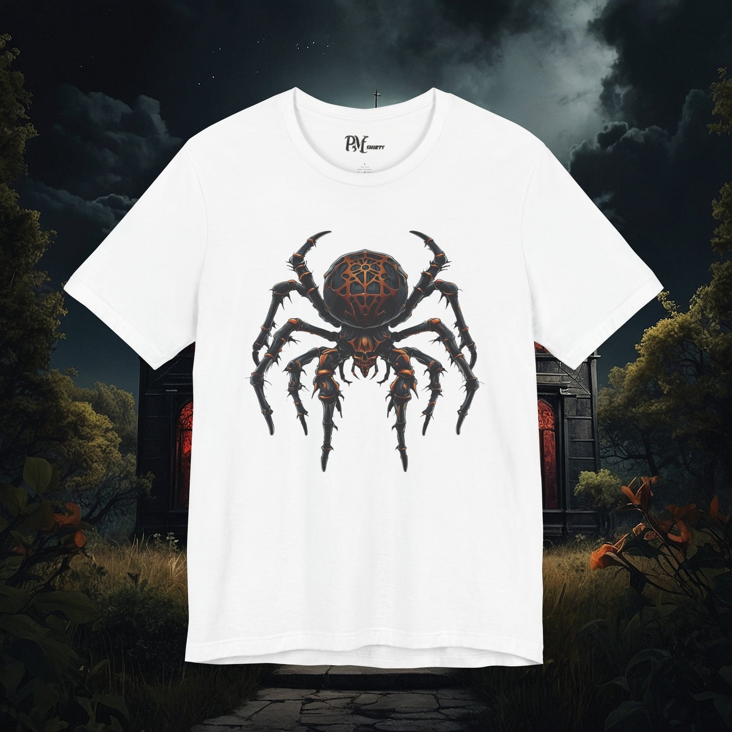 Skull Spider Tee (Bella Canvas 3001)