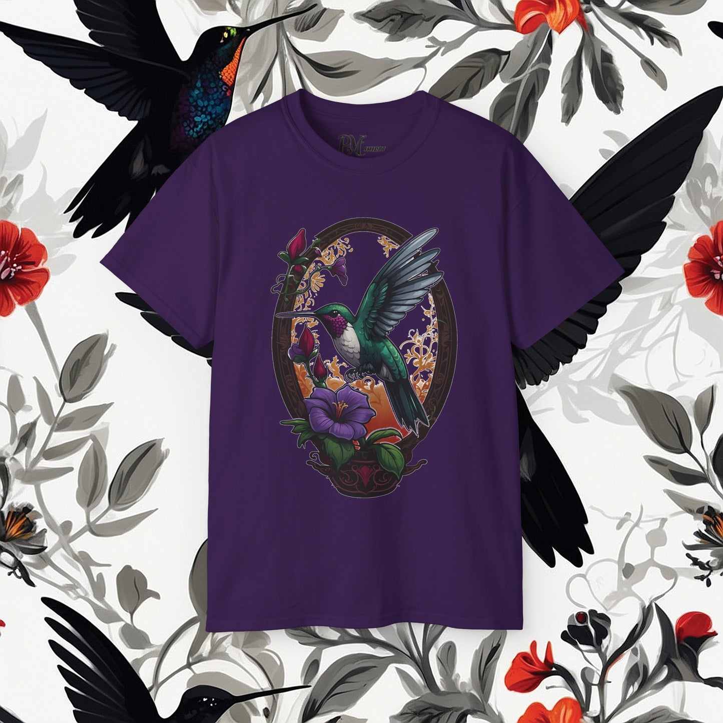 Hummingbird Feeding Tee (Gildan 2000)