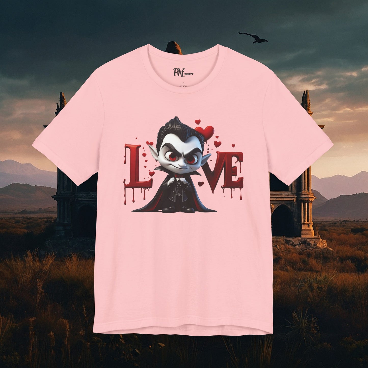 Vampire Bleeding Love Tee (Bella Canvas 3001)