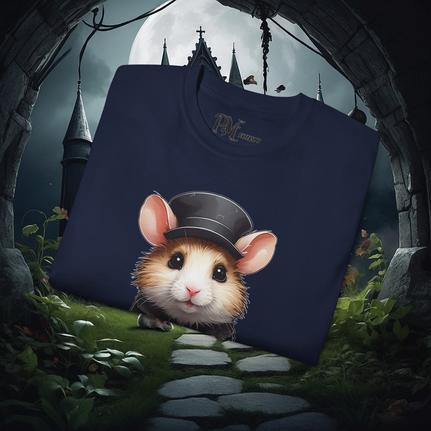 Hamster with Mug Tee (Gildan 2000)