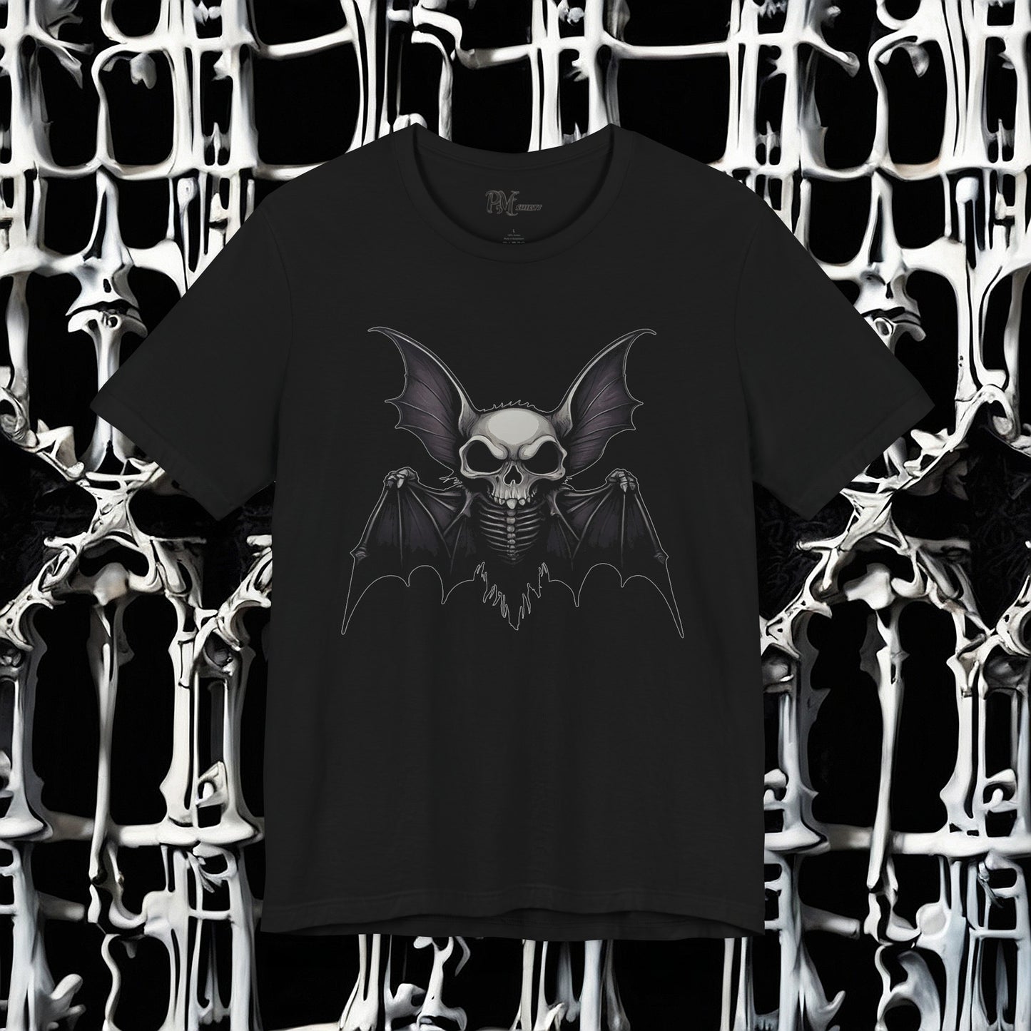 Bat Skeleton Tee (Bella Canvas 3001)