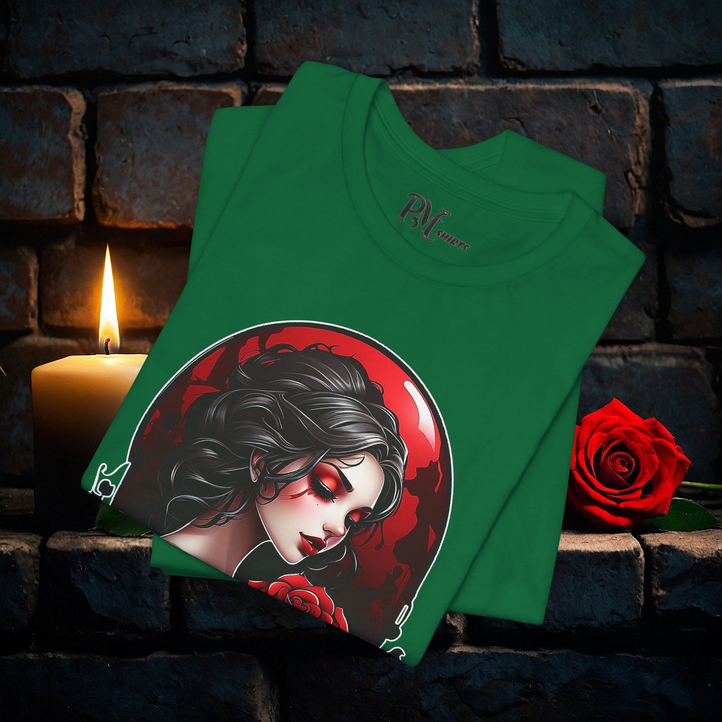 Held Rose Dark Romance Tee (Bella Canvas 3001)