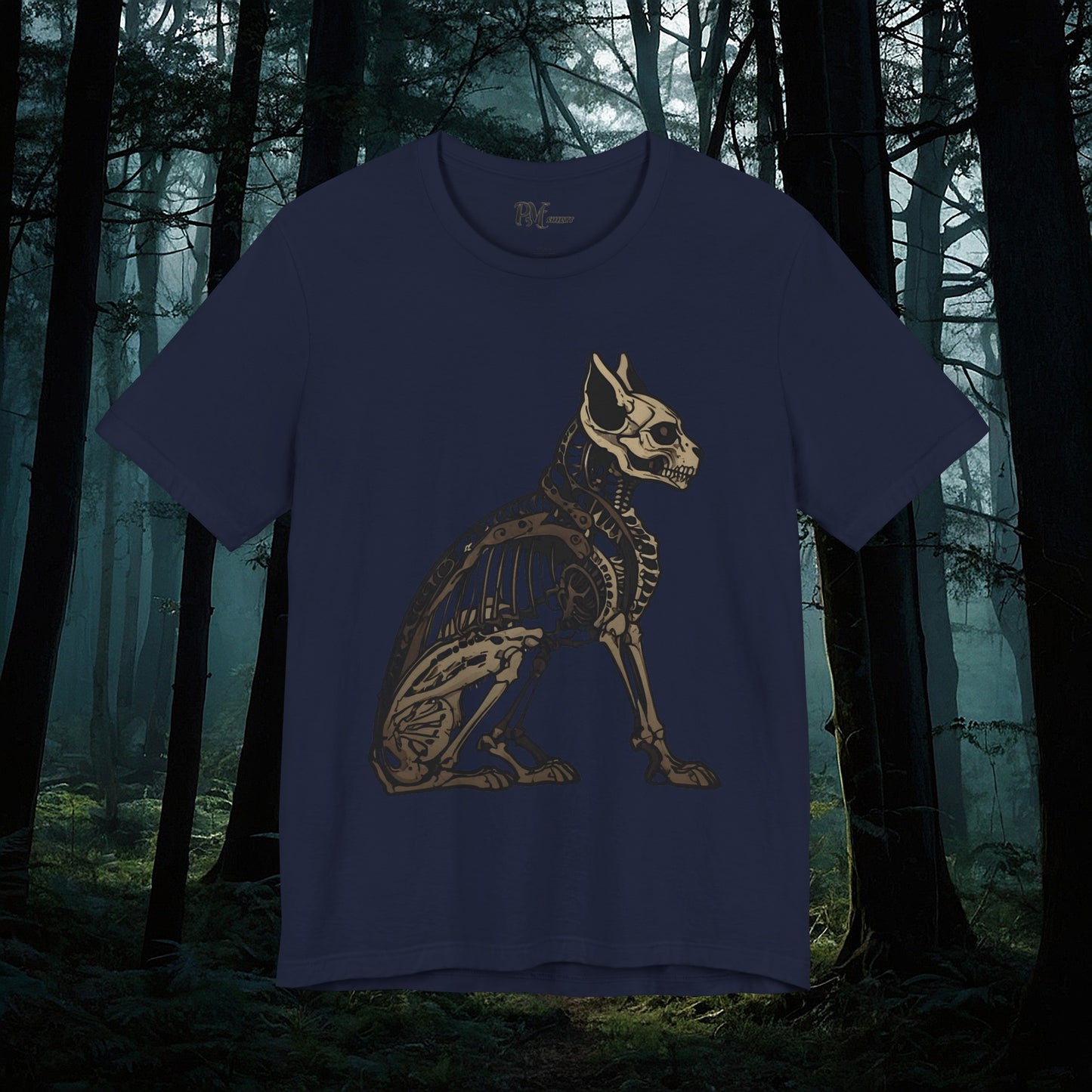 Bone Cat Tee (Bella Canvas 3001)