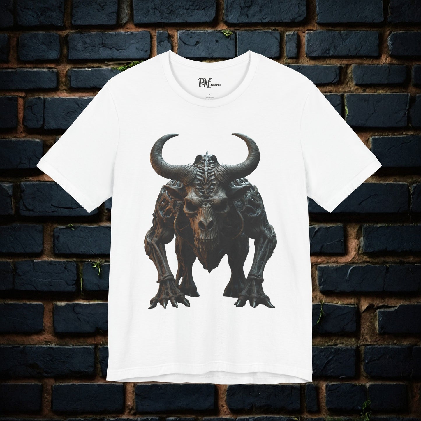 Bone Minotaur Stance Tee (Bella Canvas 3001)