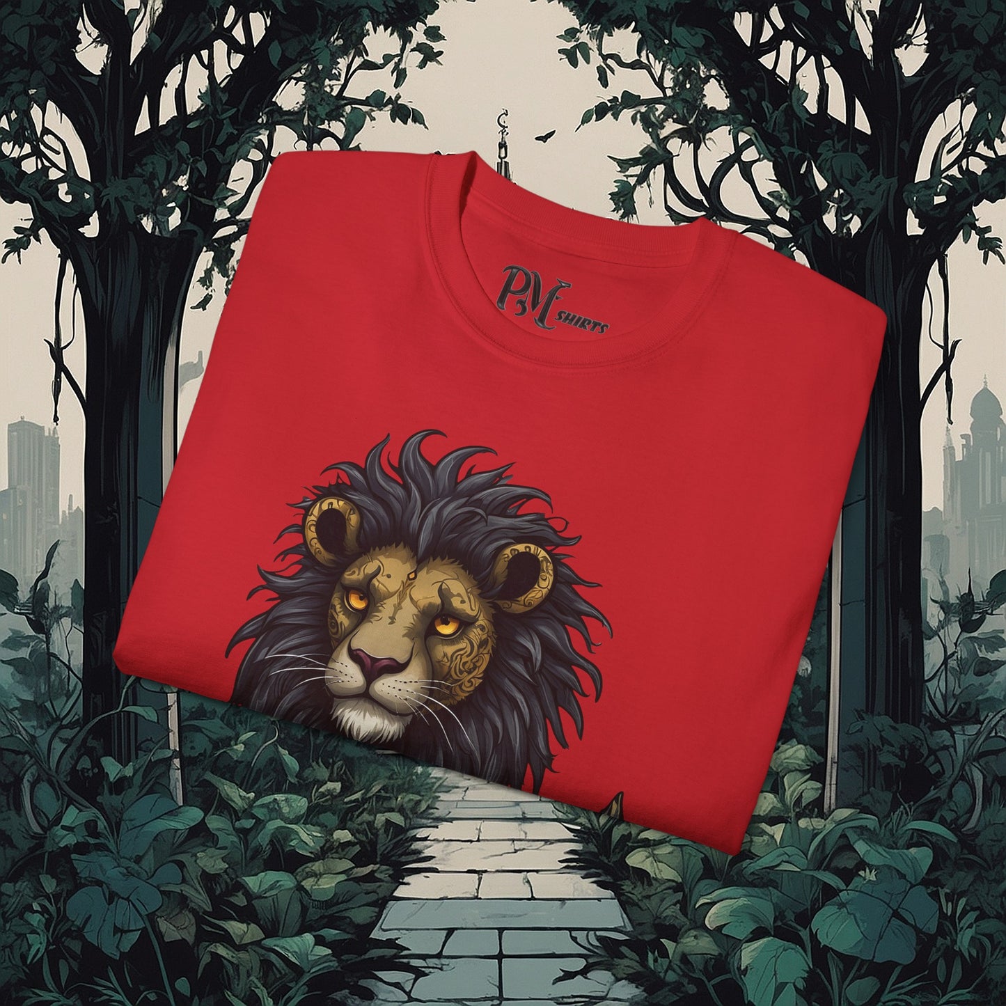 Lion Tribal Tee (Gildan 2000)