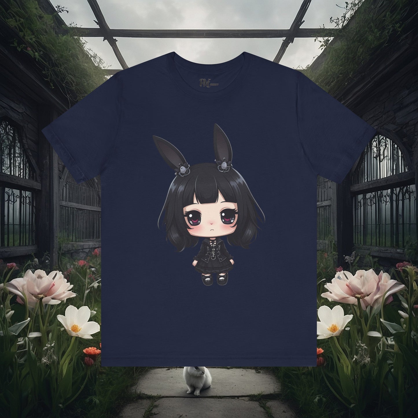 Anime Bunny Ears Tee (Bella Canvas 3001)
