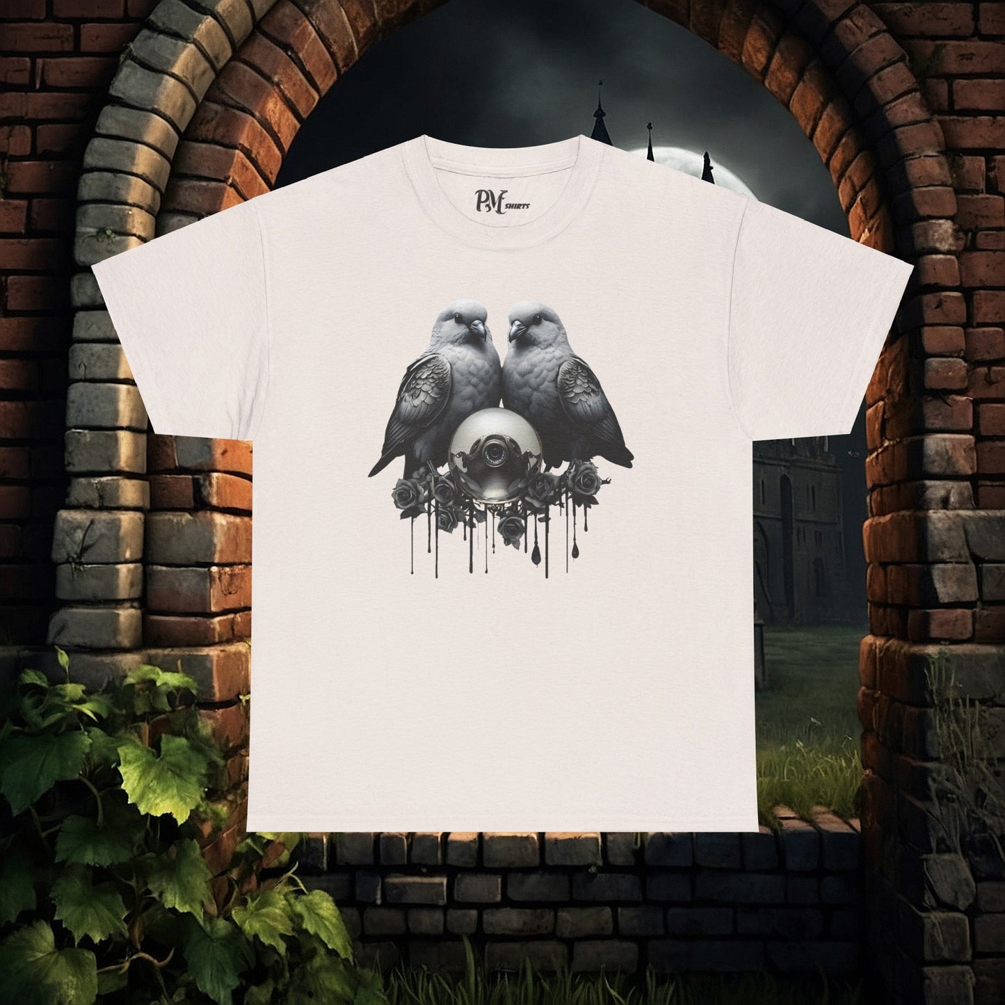 Two Birds with Orb Tee