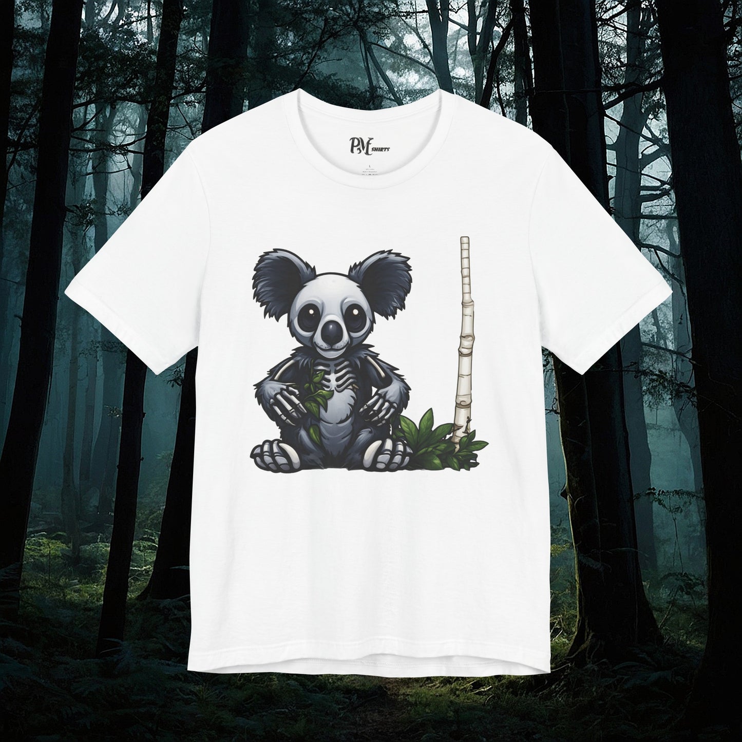 Bone Koala Bear Tee (Bella Canvas 3001)
