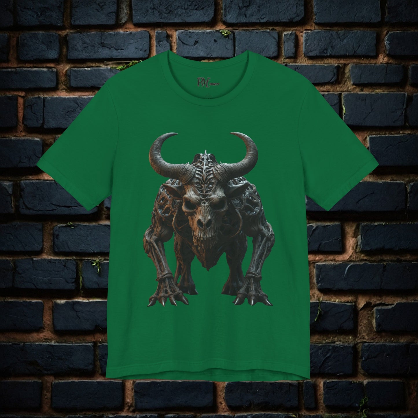 Bone Minotaur Stance Tee (Bella Canvas 3001)