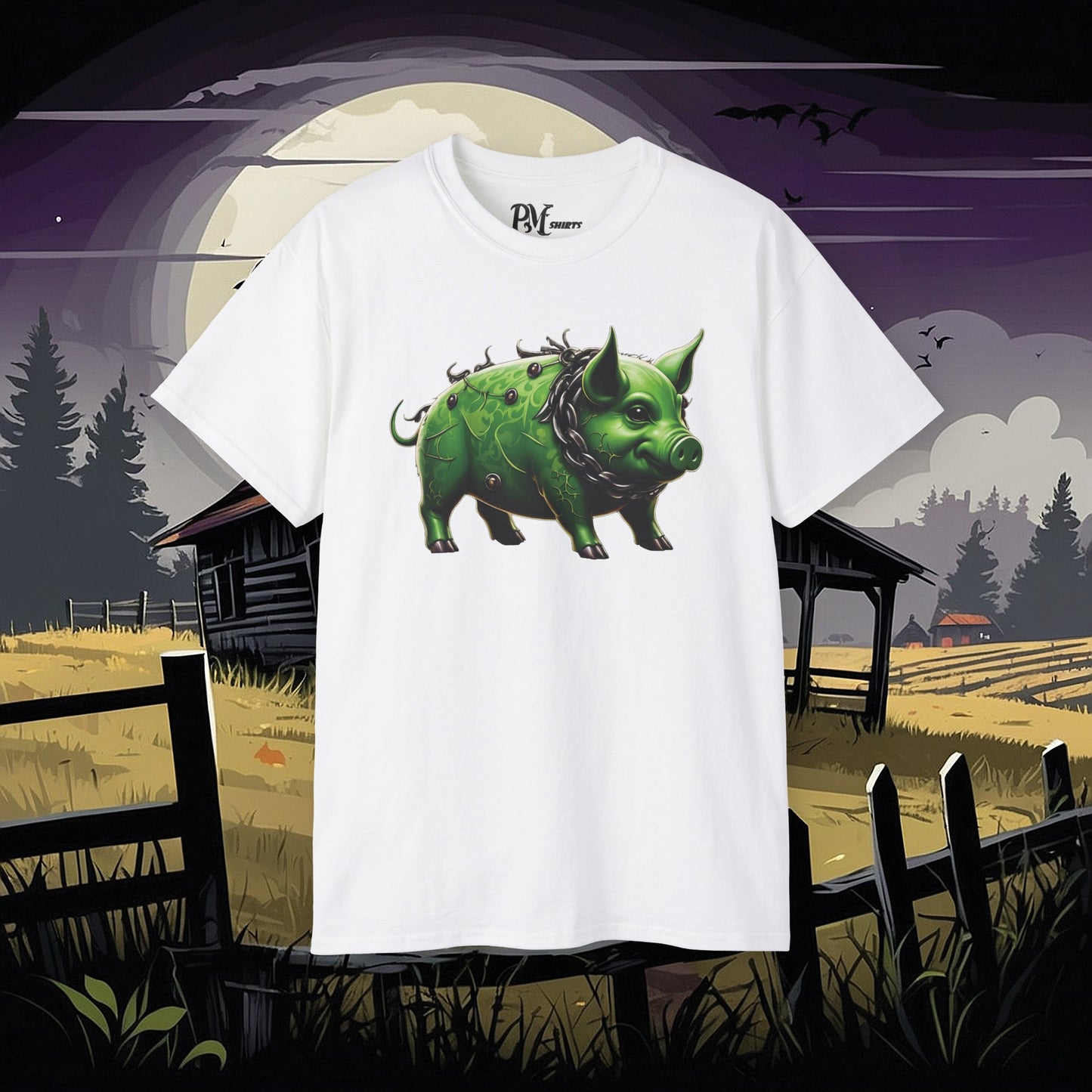 Green Pig Tee (Gildan 2000)