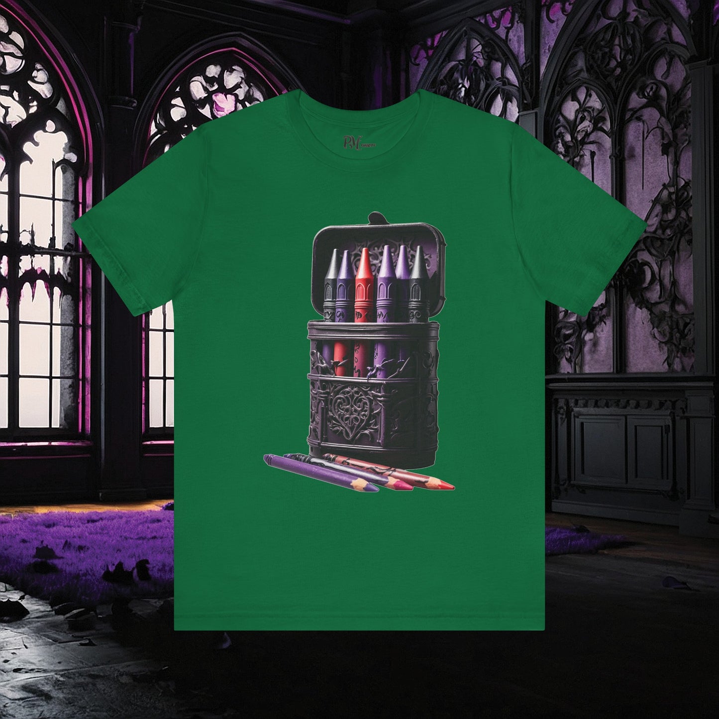 Goth Coloring Tee (Bella Canvas 3001)