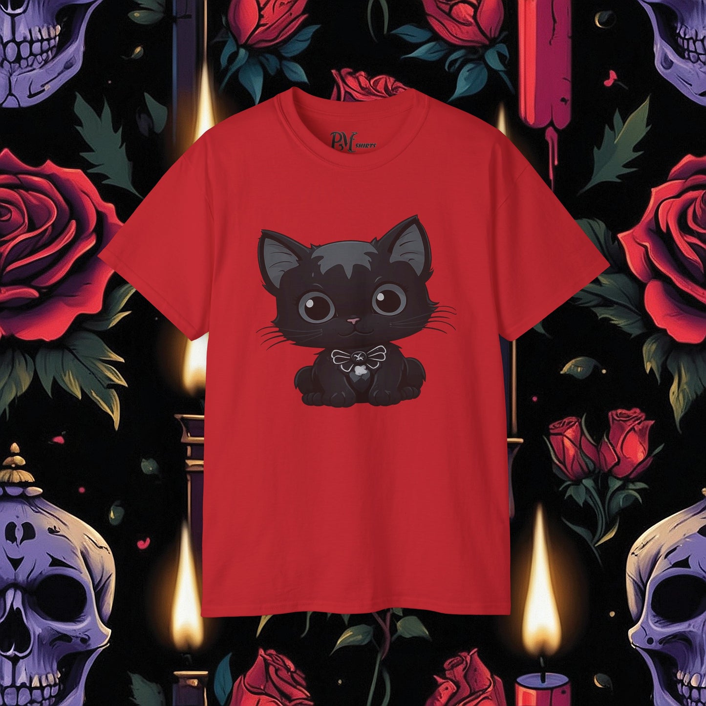 Darkly Adorable Cat (Gildan 2000)