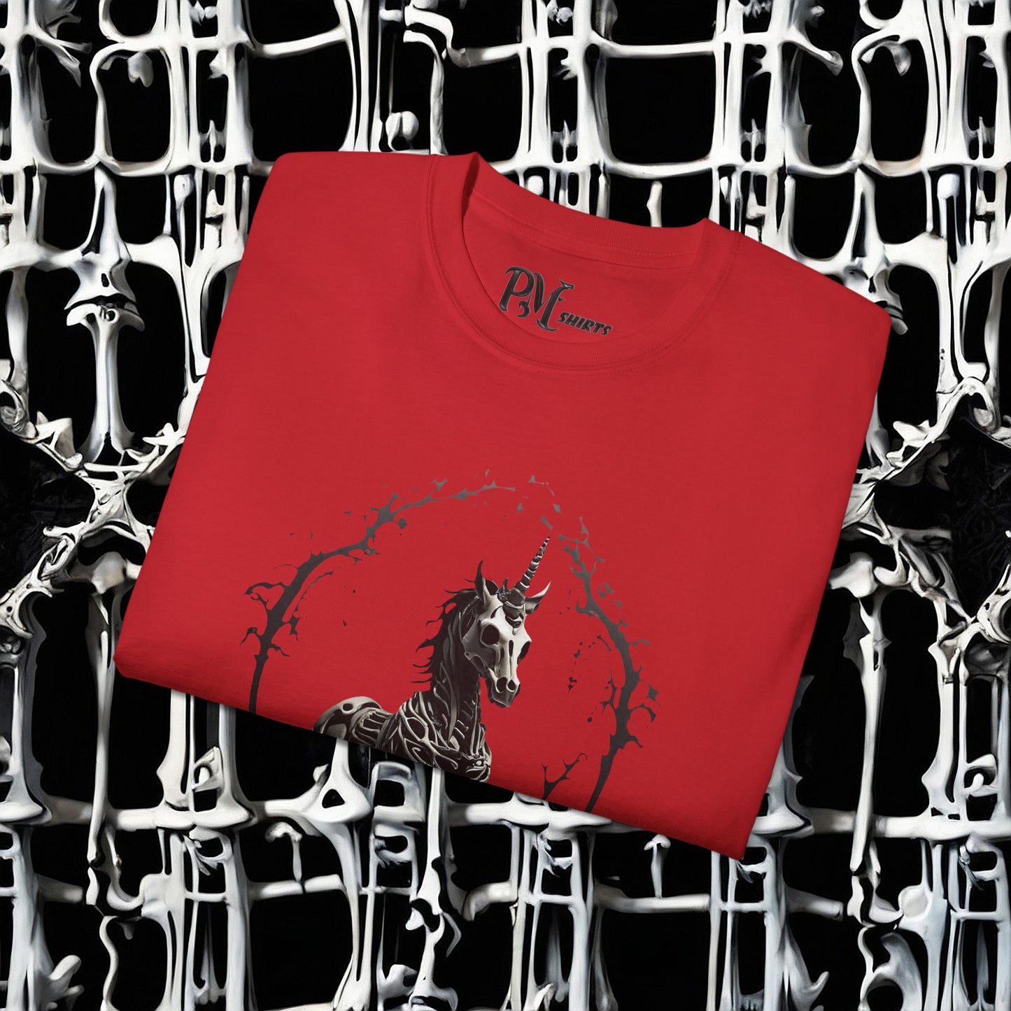 Bone Unicorn Tee (Gildan 2000)