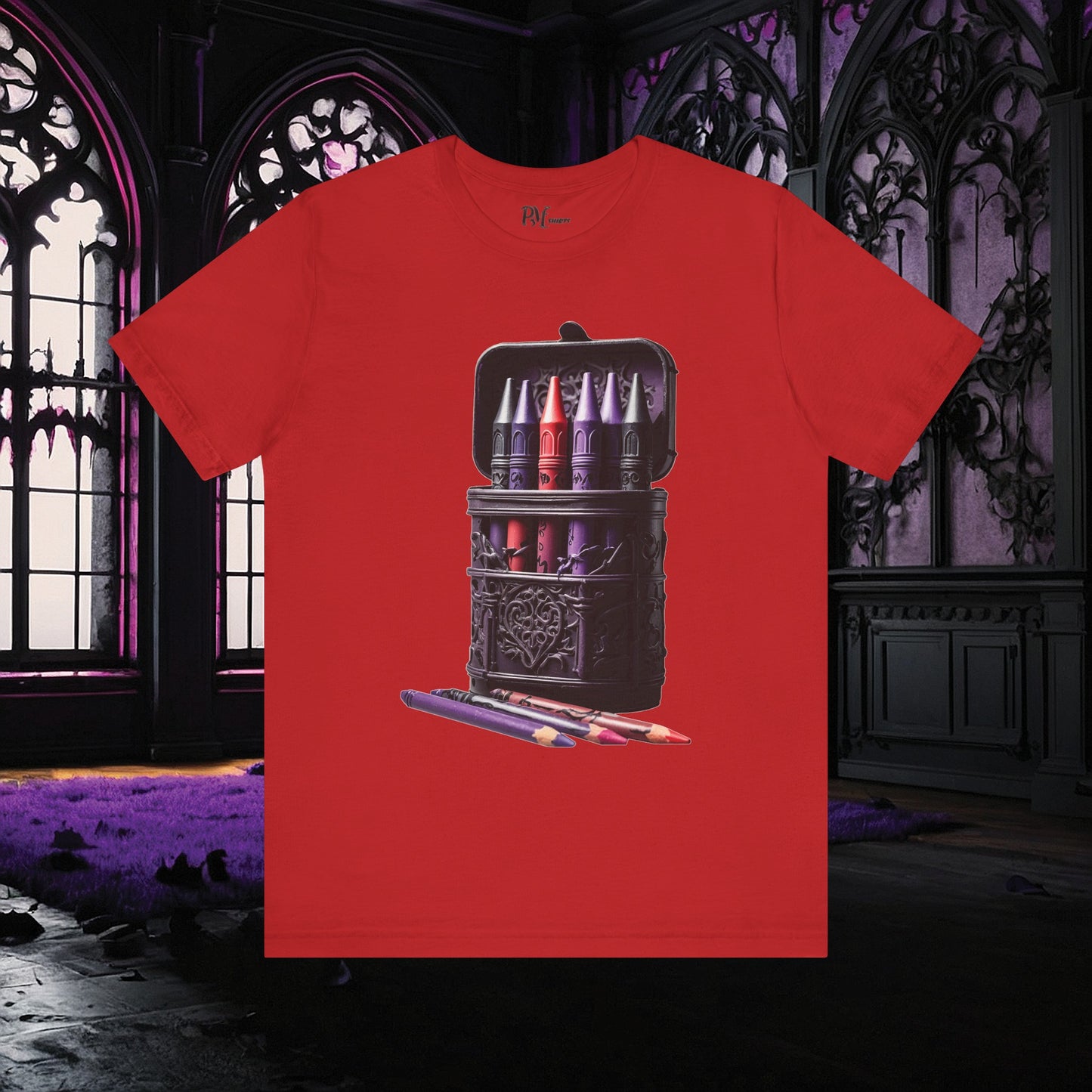 Goth Coloring Tee (Bella Canvas 3001)