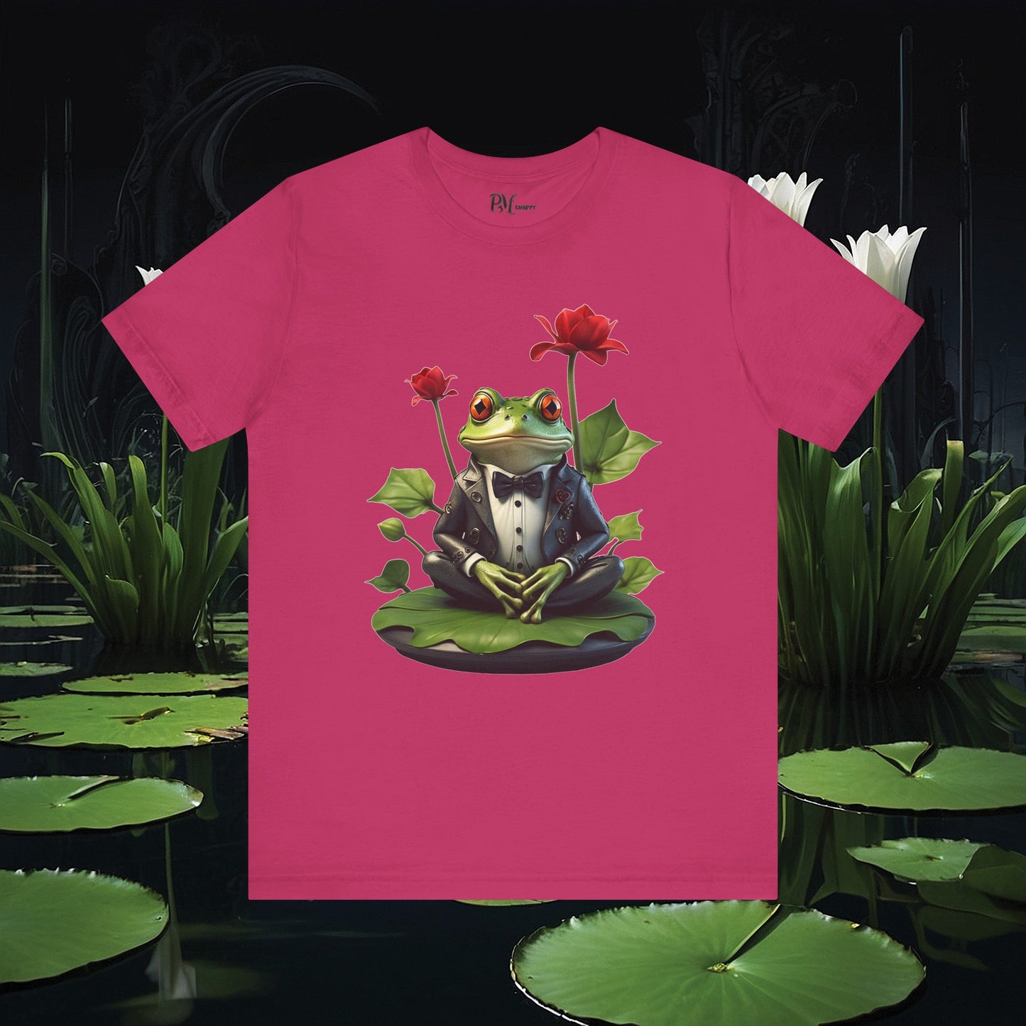 Frog on Lily Pad Tee (Bella Canvas 3001)