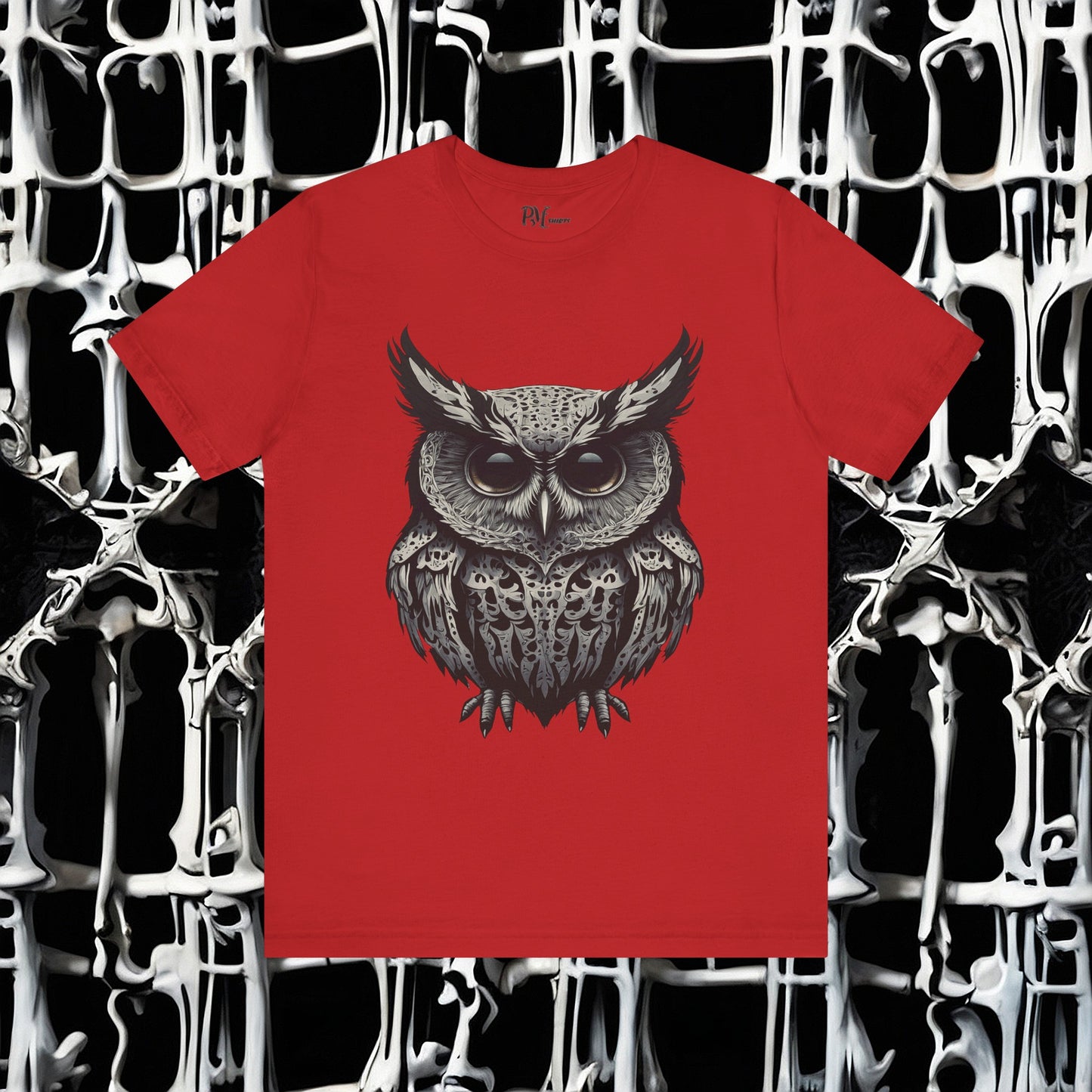 Bone Armor Owl Tee (Bella Canvas 3001)
