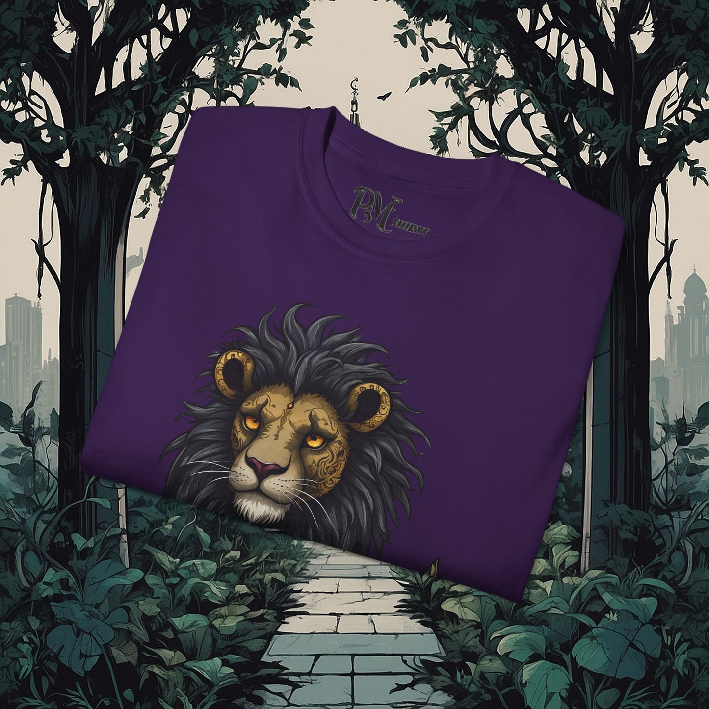 Lion Tribal Tee (Gildan 2000)