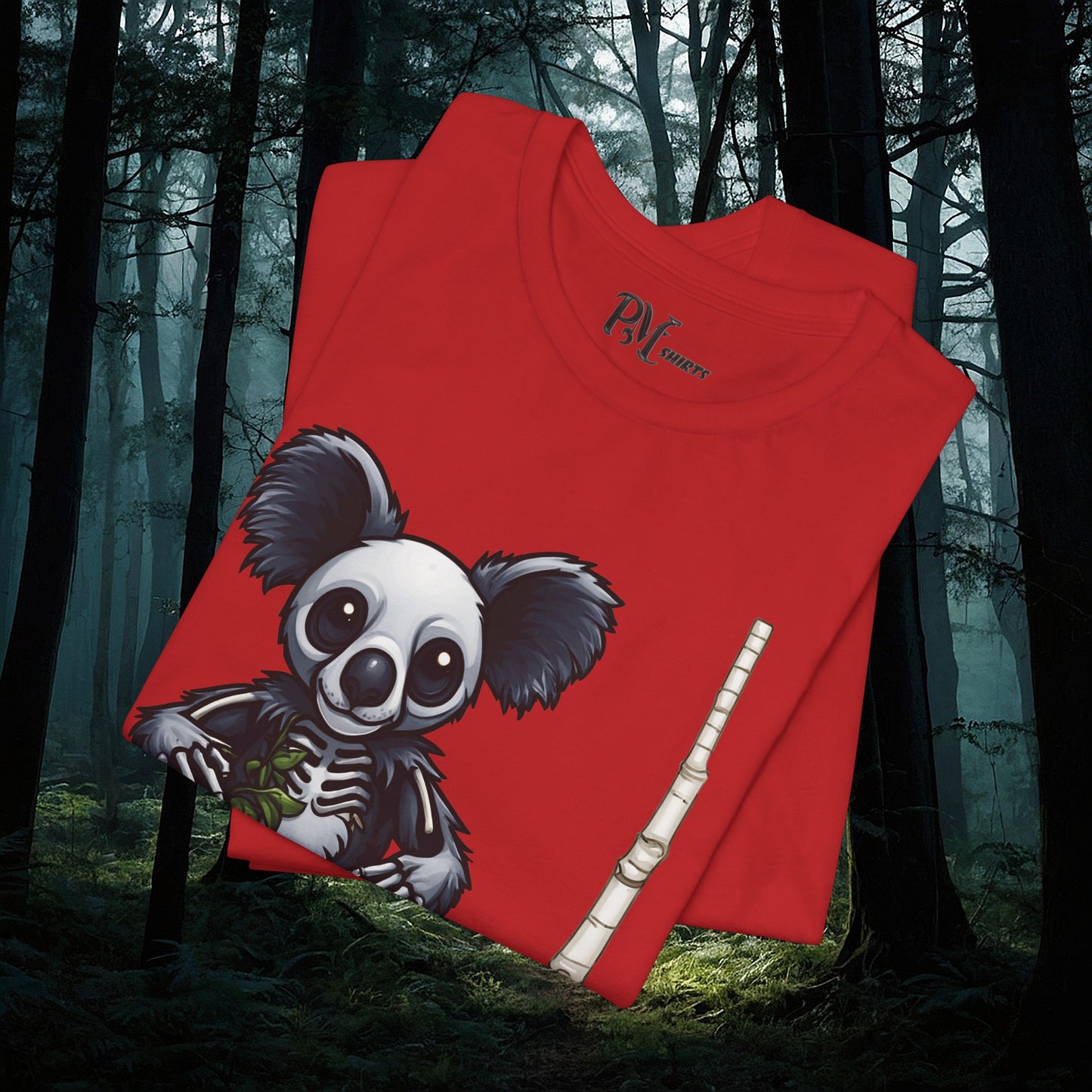 Bone Koala Bear Tee (Bella Canvas 3001)