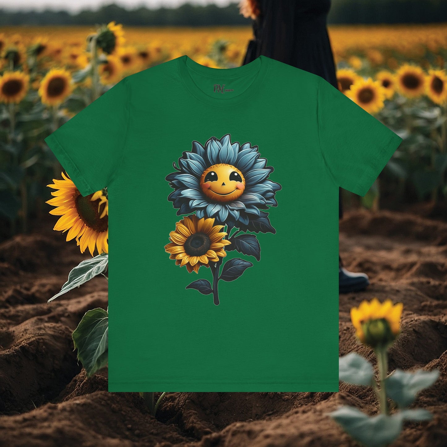 Happy Sunflower Tee (Bella Canvas 3001)