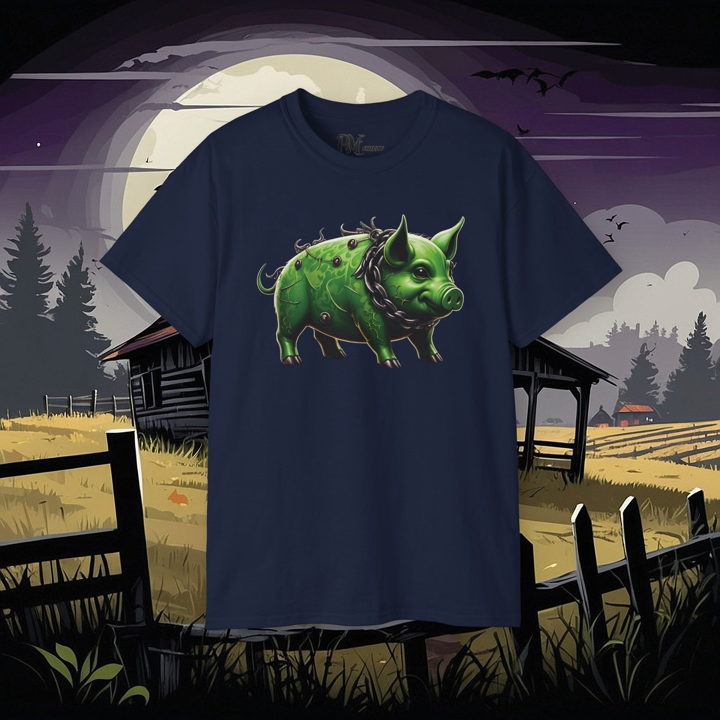 Green Pig Tee (Gildan 2000)