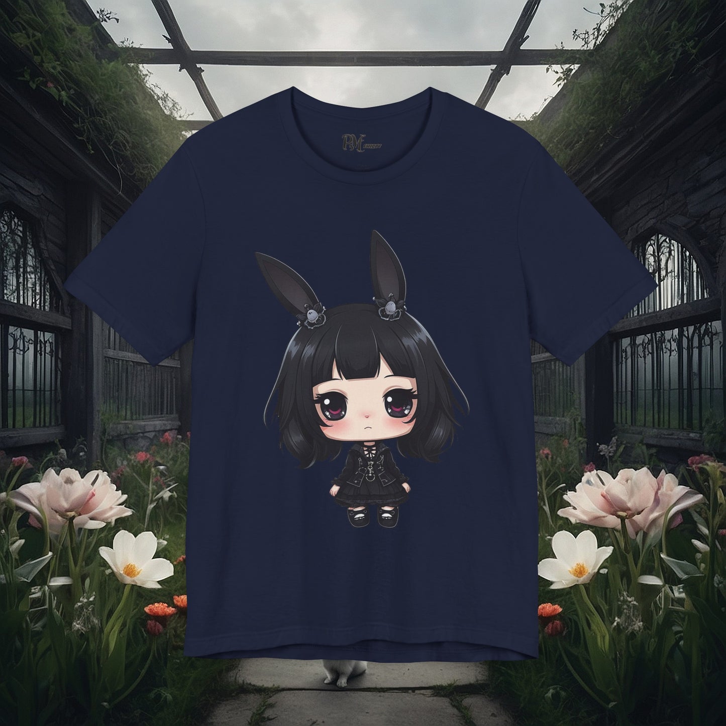 Anime Bunny Ears Tee (Bella Canvas 3001)