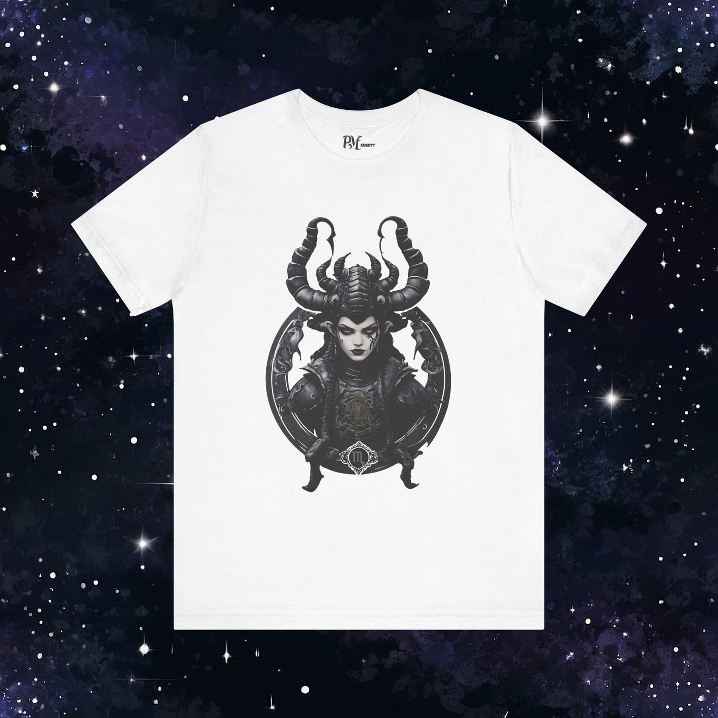 Gothic Scorpio Zodiac T-Shirt: Dark Style for the Mysterious Scorpio (Bella Canvas 3001)