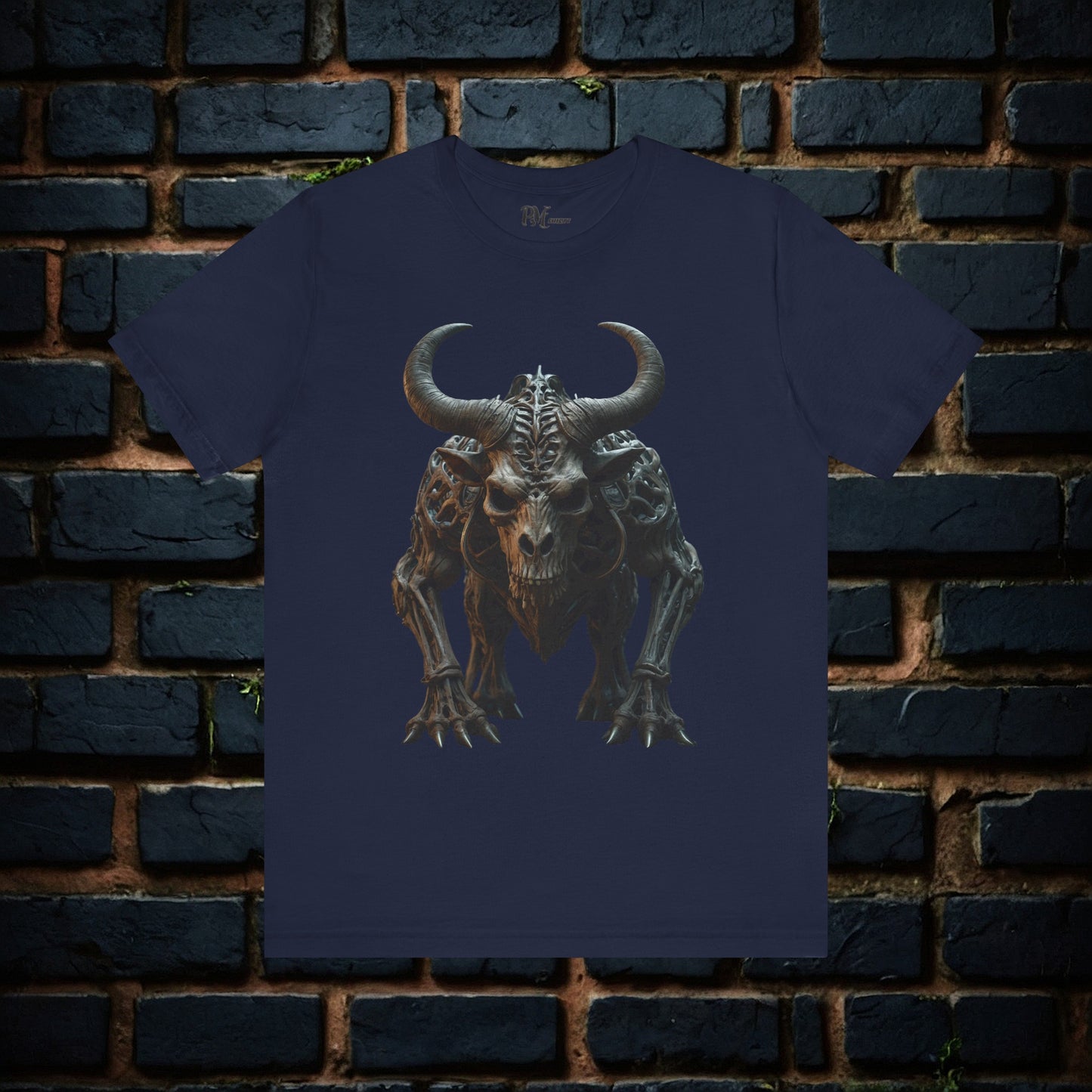 Bone Minotaur Stance Tee (Bella Canvas 3001)