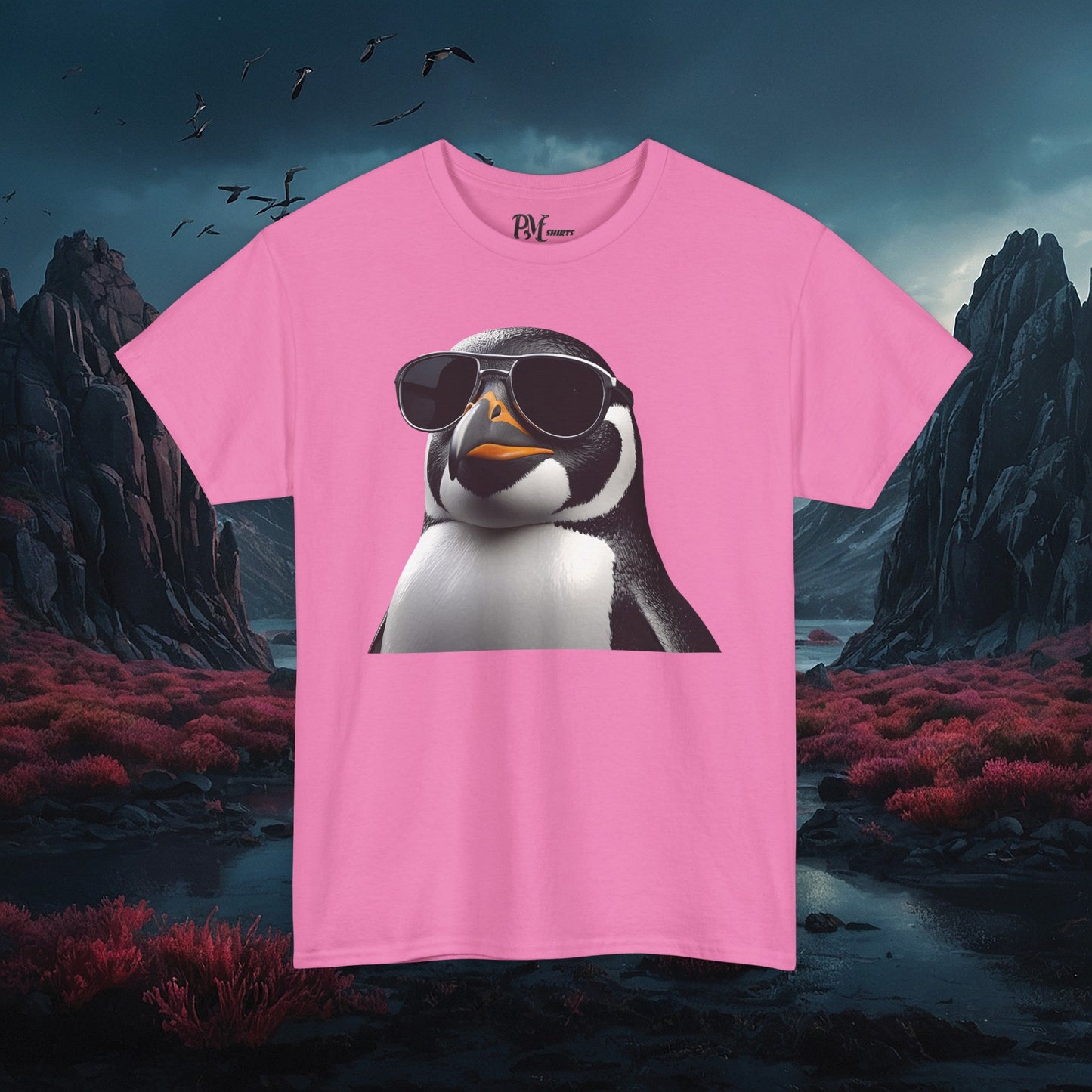 Gothic Penguin T-Shirt: Dark Style Tee