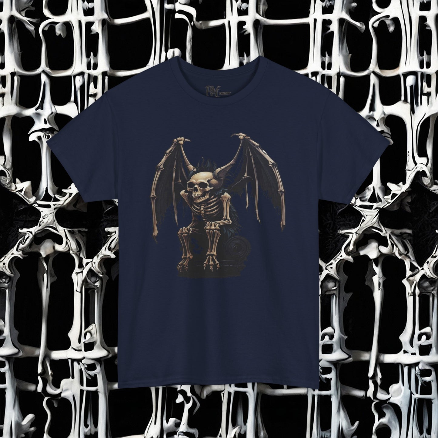 Winged Gargoyle Skeleton Tee