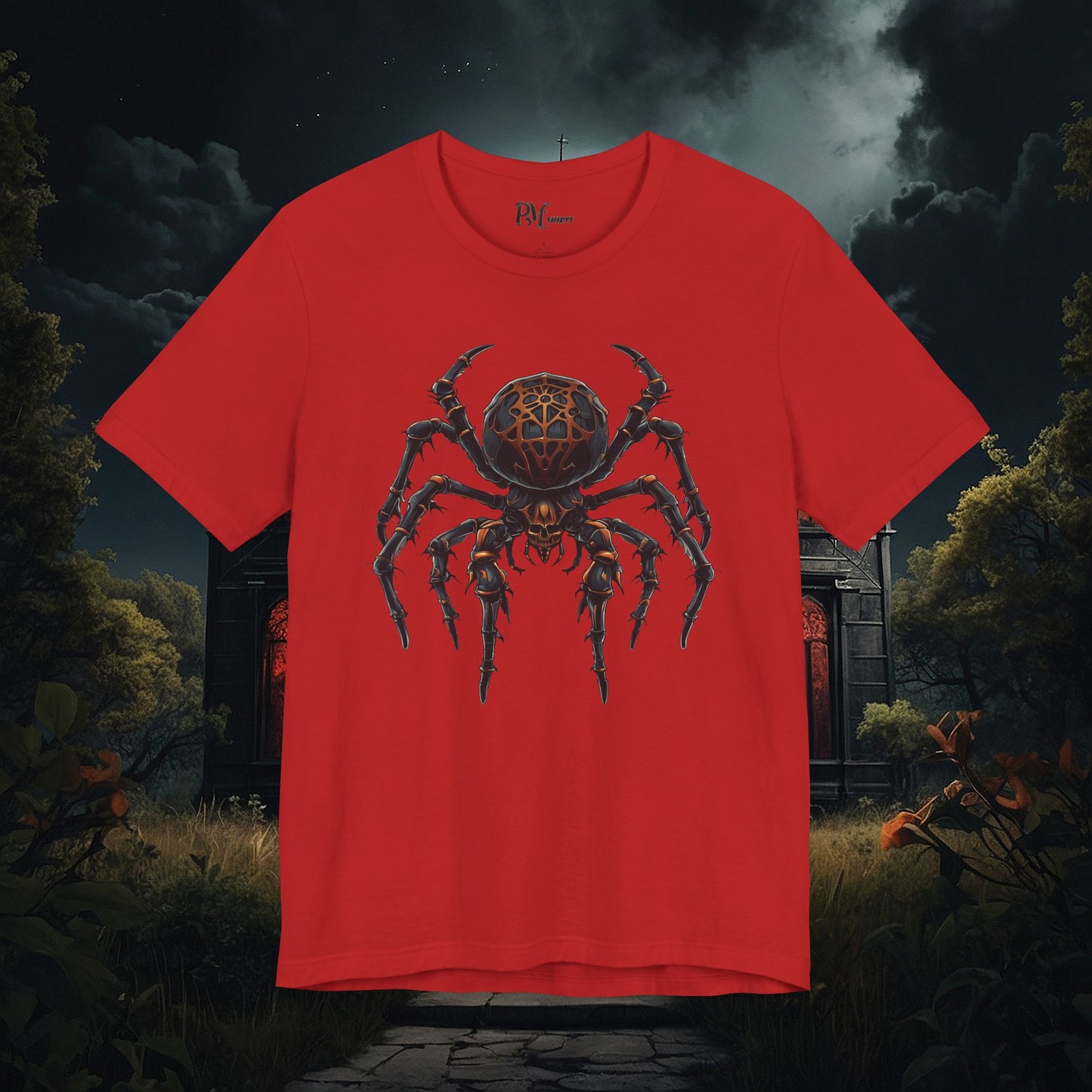 Skull Spider Tee (Bella Canvas 3001)