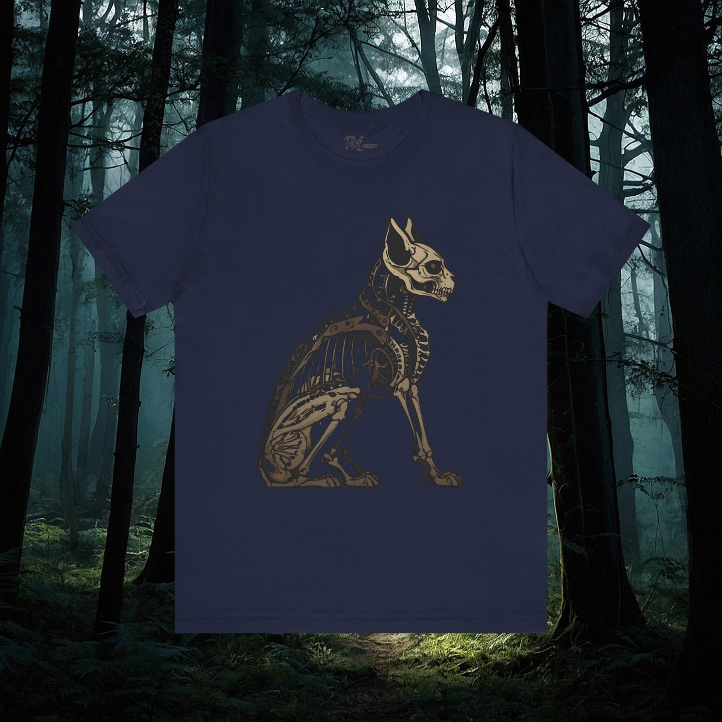 Bone Cat Tee (Bella Canvas 3001)