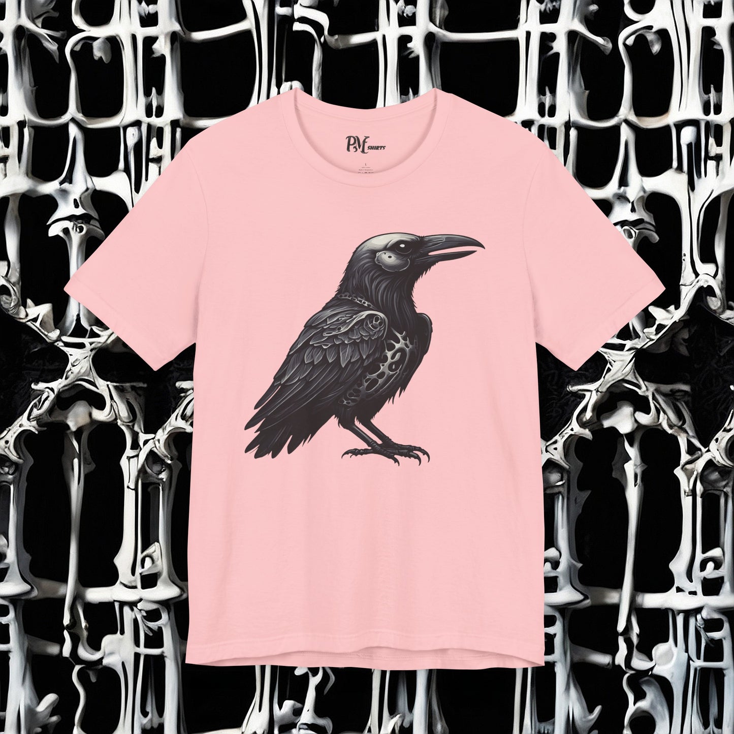Bone Armor Raven Tee (Bella Canvas 3001)