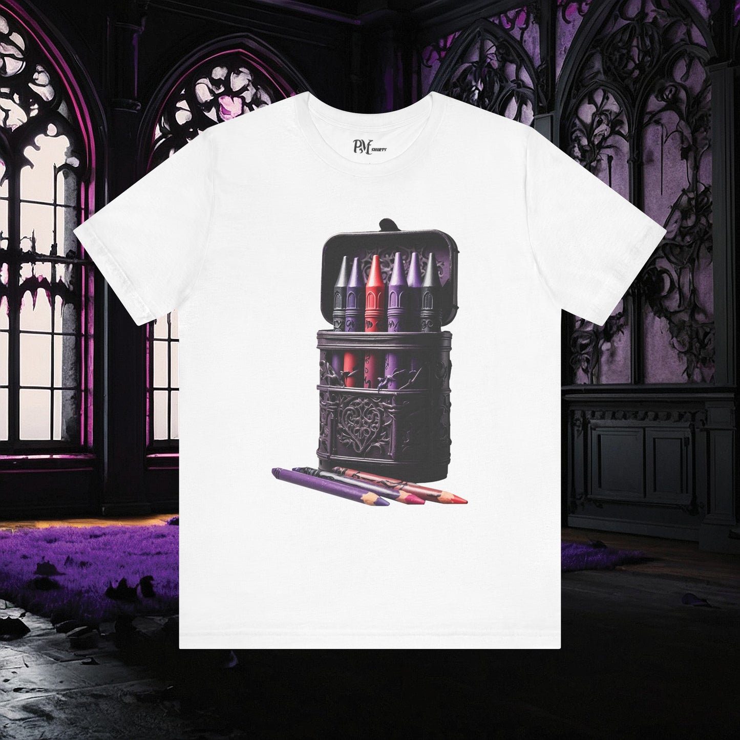 Goth Coloring Tee (Bella Canvas 3001)