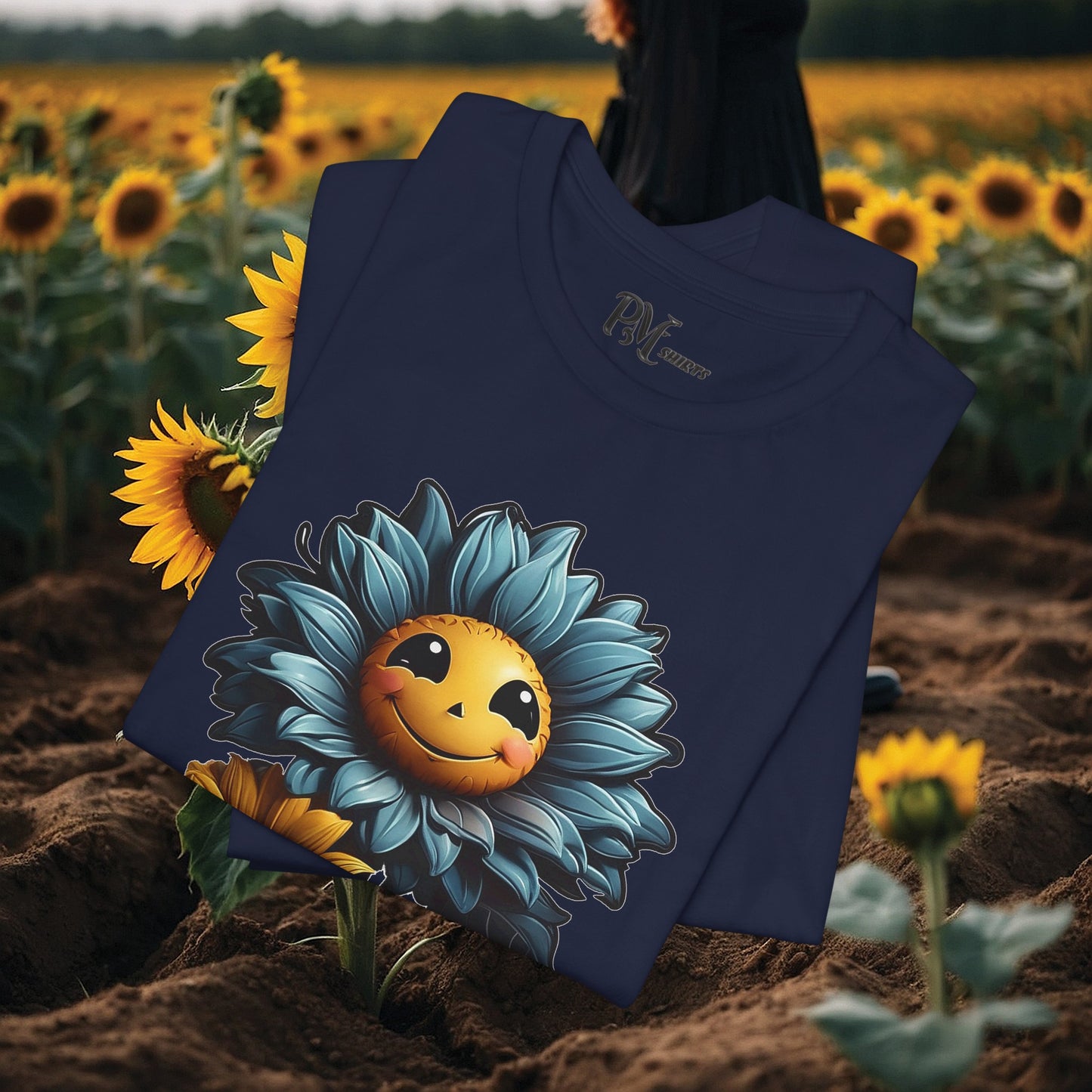 Happy Sunflower Tee (Bella Canvas 3001)