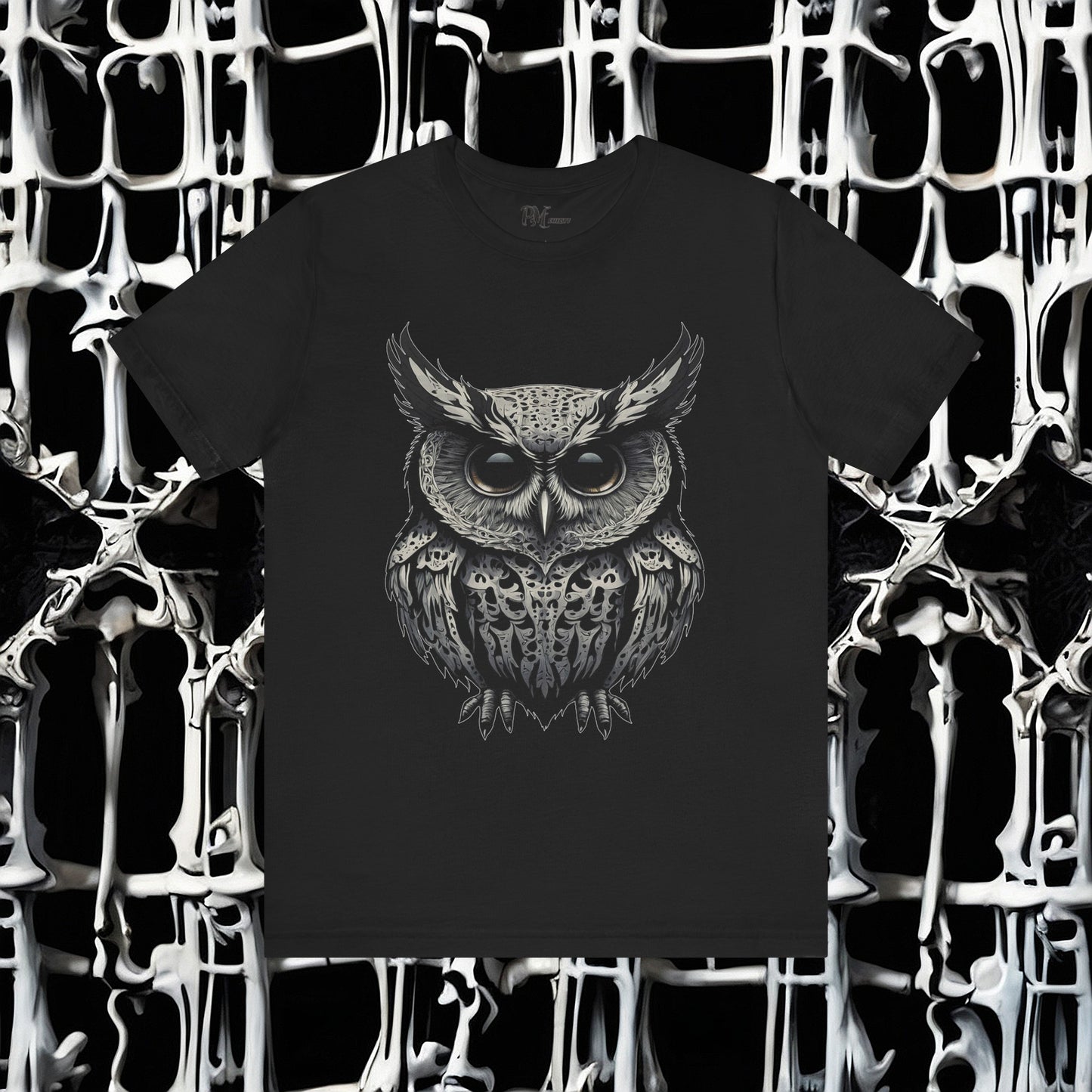 Bone Armor Owl Tee (Bella Canvas 3001)