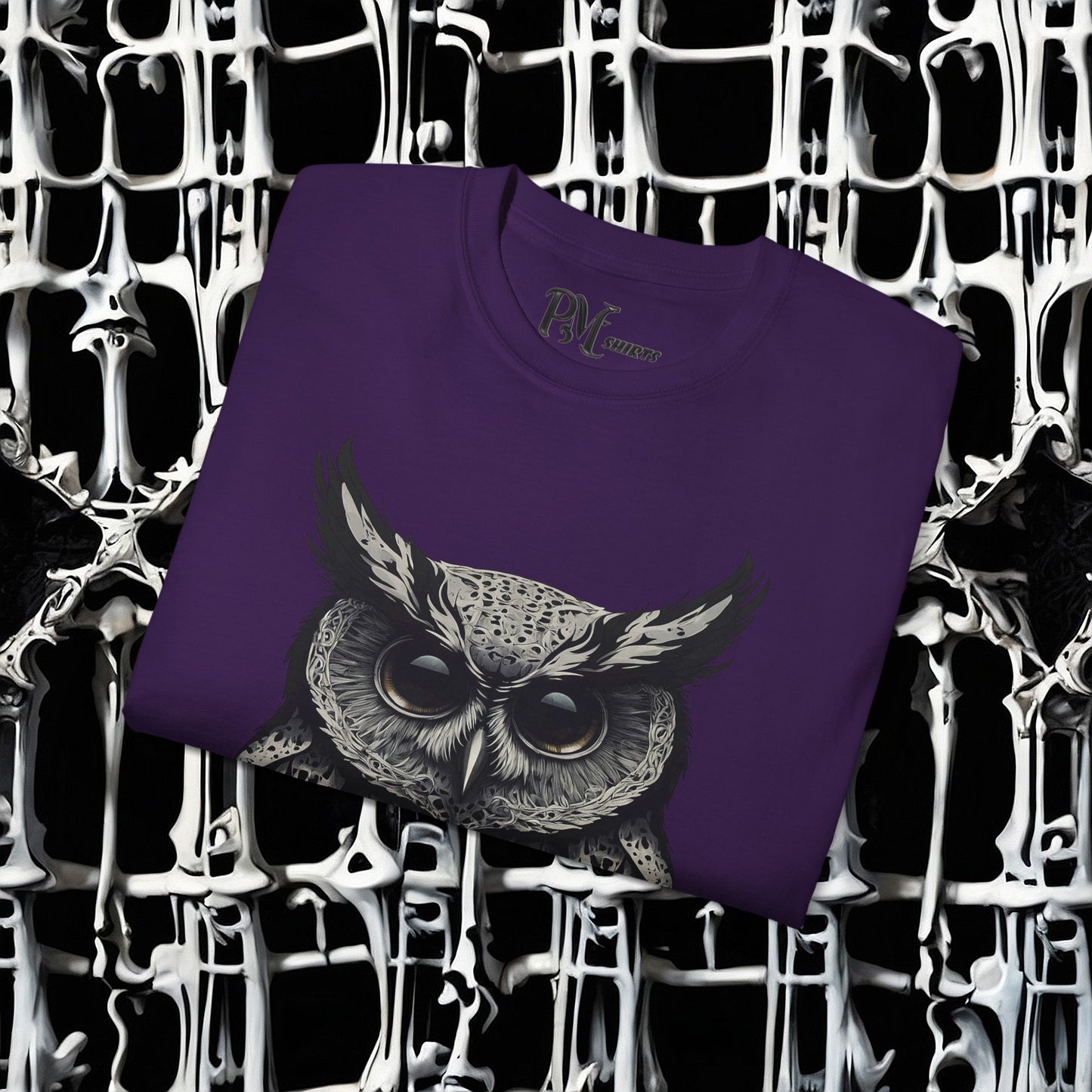 Bone Armor Owl Tee (Gildan 2000)