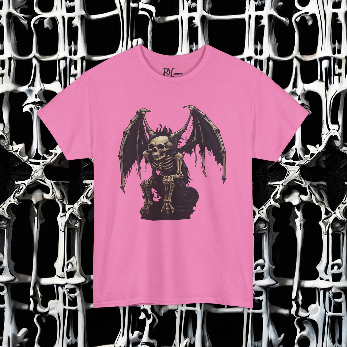 Winged Gargoyle Skeleton Tee