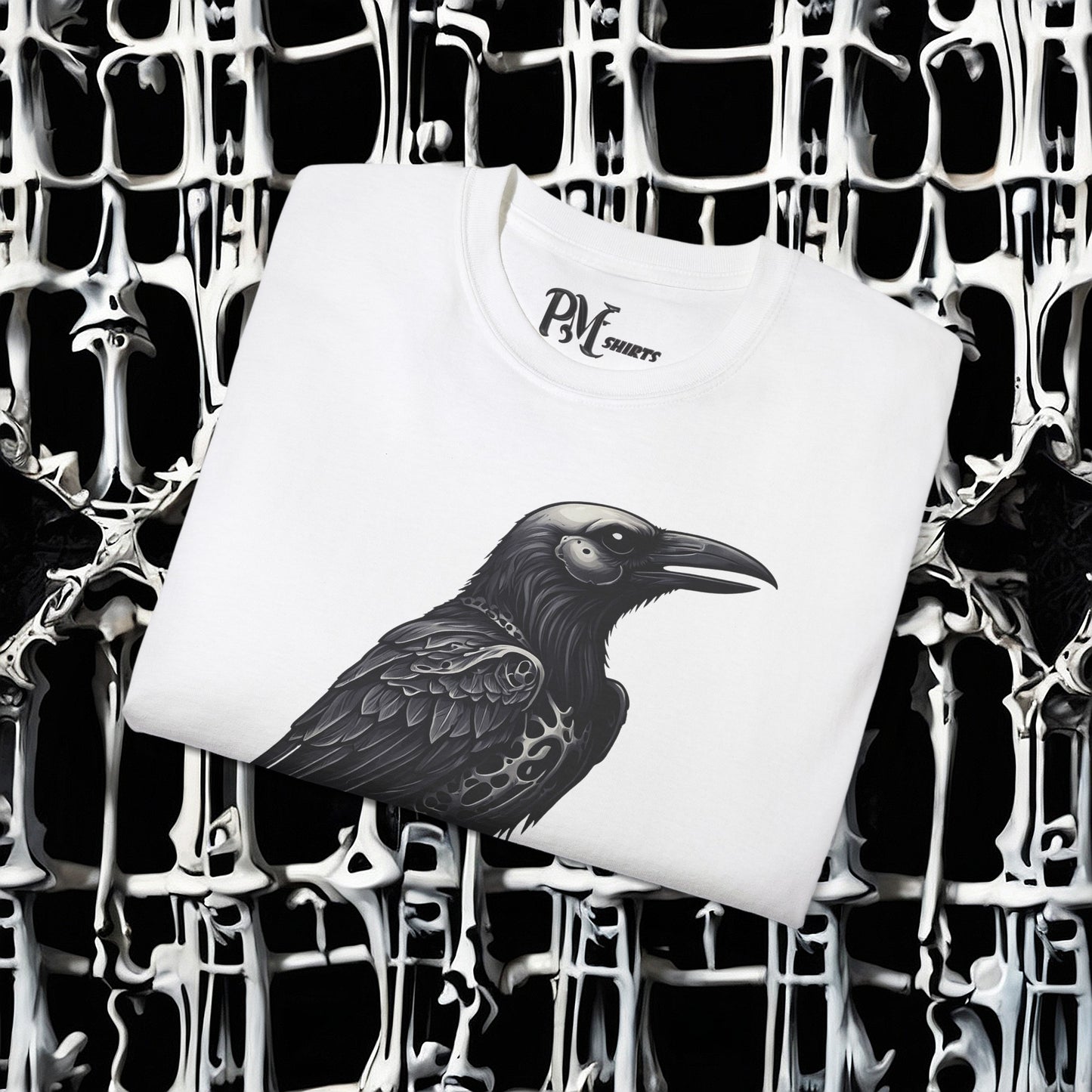 Bone Armor Raven Tee (Gildan 2000)