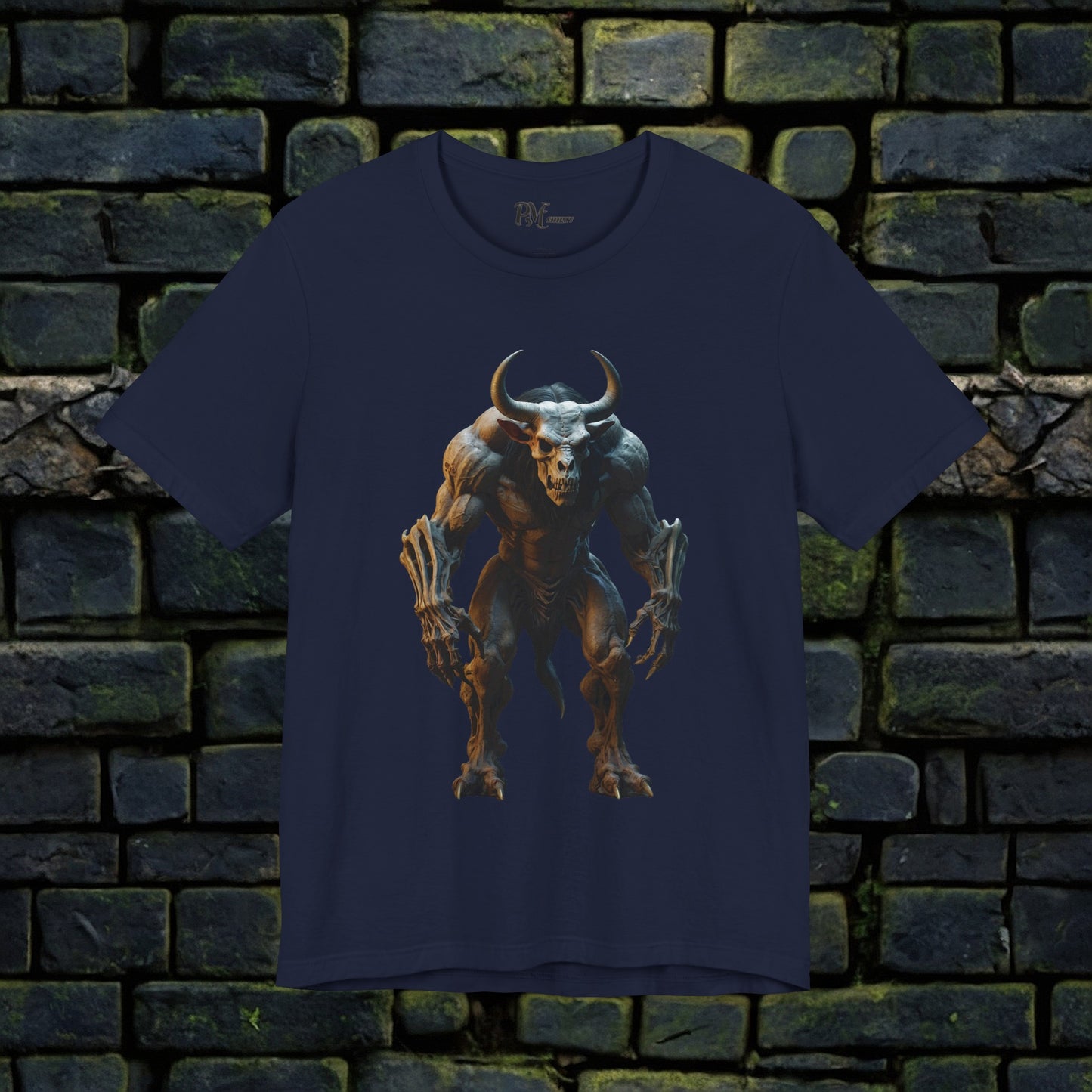 Bone Minotaur Tee (Bella Canvas 3001)