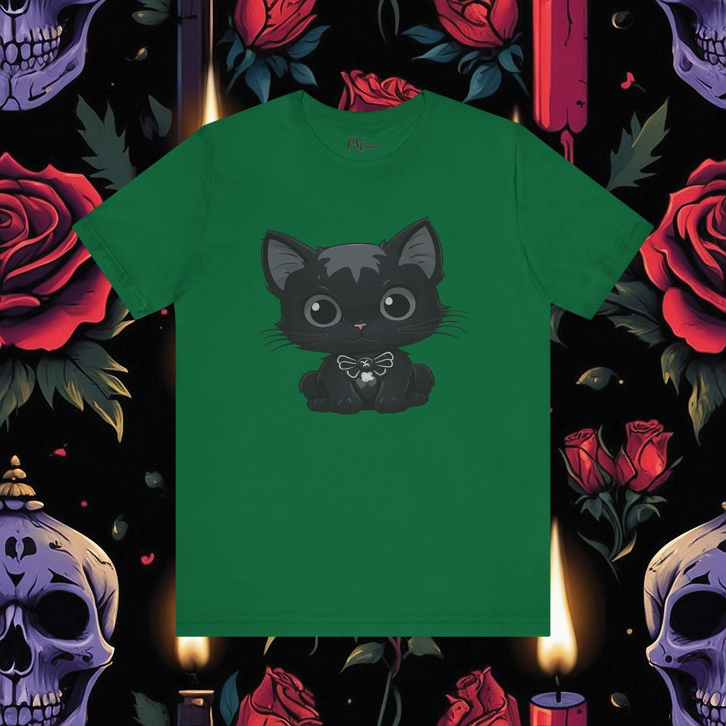 Darkly Adorable Cat (Bella Canvas 3001)