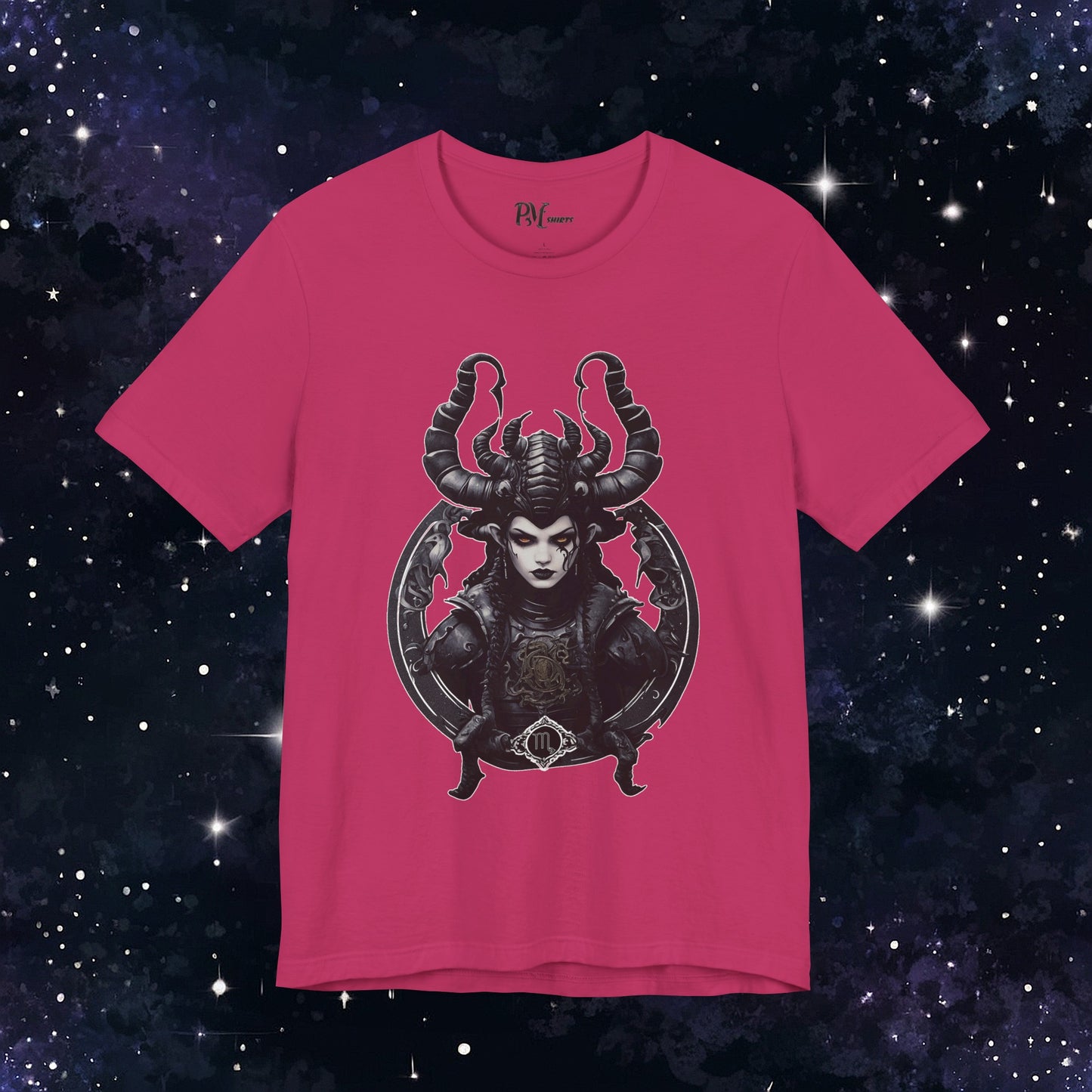 Gothic Scorpio Zodiac T-Shirt: Dark Style for the Mysterious Scorpio (Bella Canvas 3001)