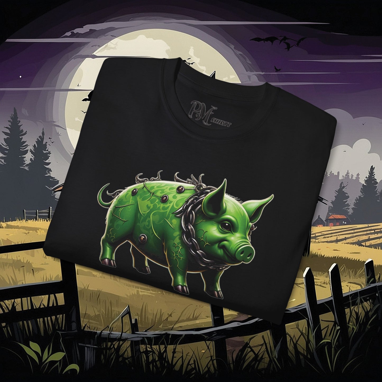 Green Pig Tee (Gildan 2000)